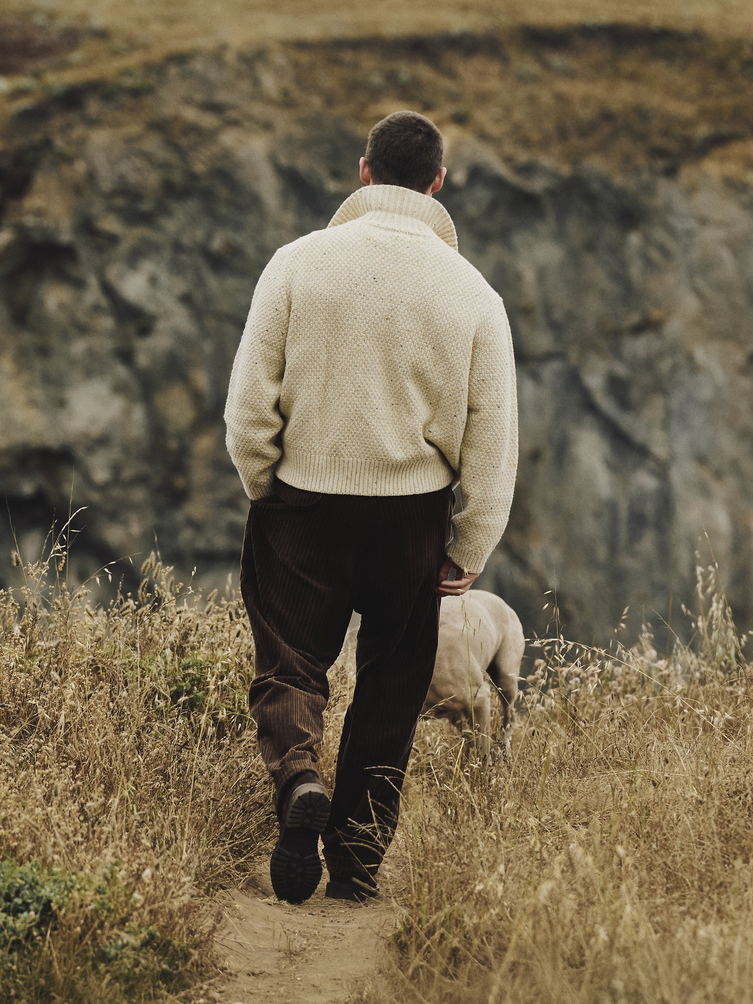 Image number 6 showing, Loose Pleated Corduroy Pant