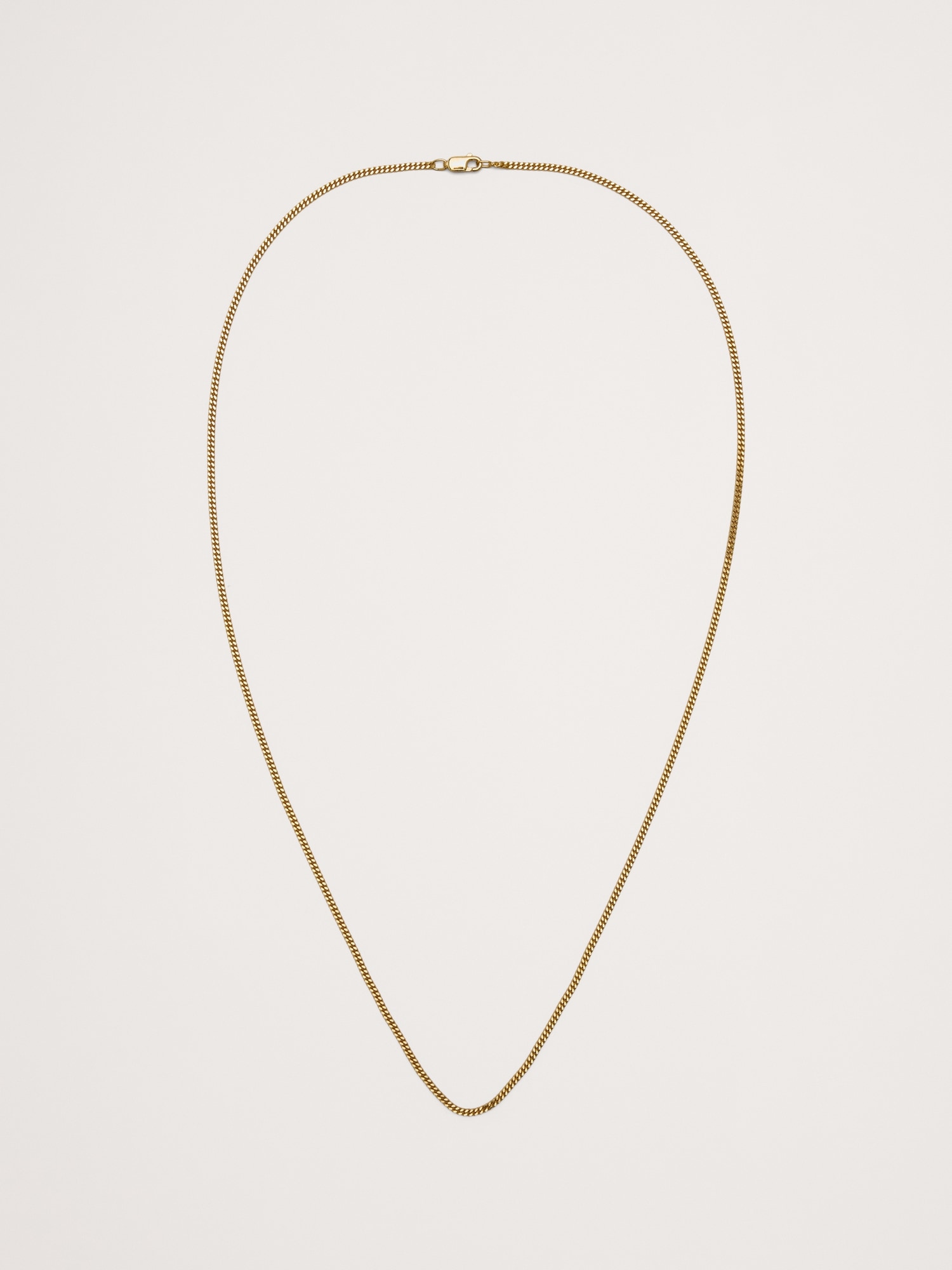 Мужская цепочка Banana Republic 2mm Gold Vermeil Cuban Chain by Miansai, цвет: Золотой