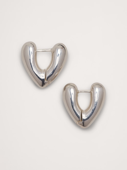 Heart Hoop Earrings