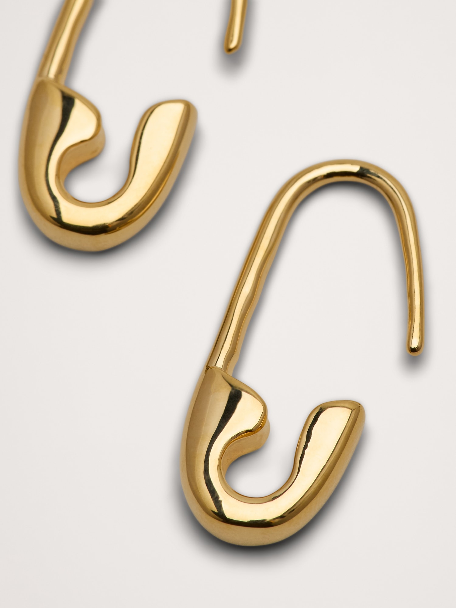 Image number 2 showing, Safety Pin Earrings