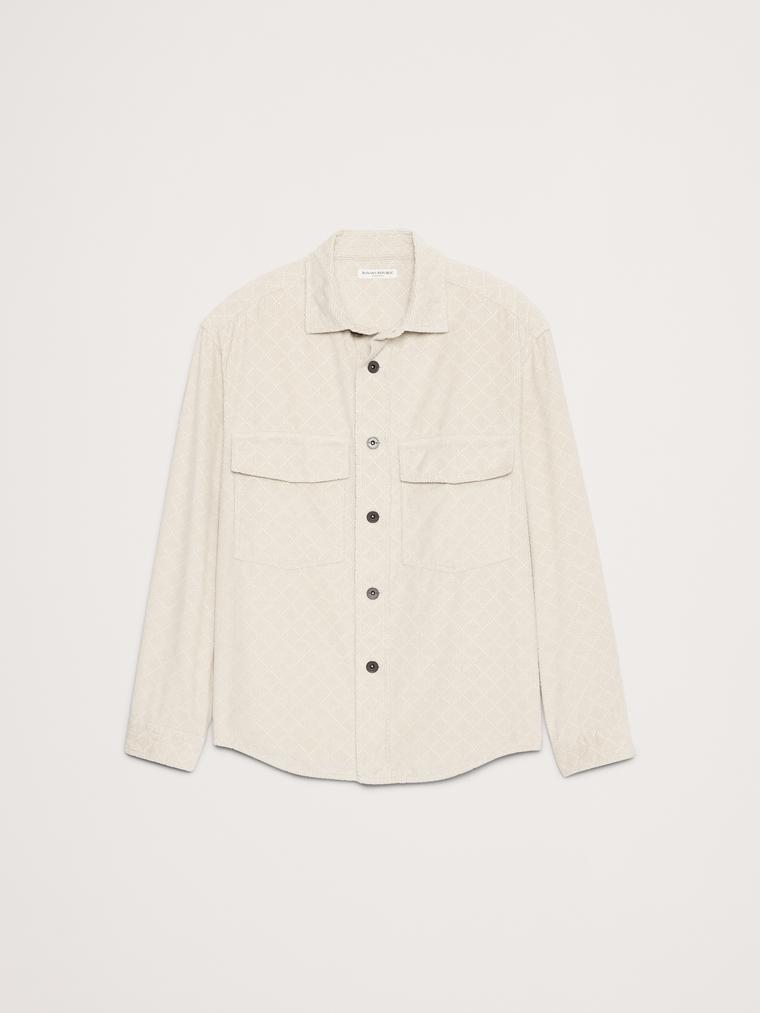 Image number 4 showing, Loose-Fit Diamond Corduroy Overshirt