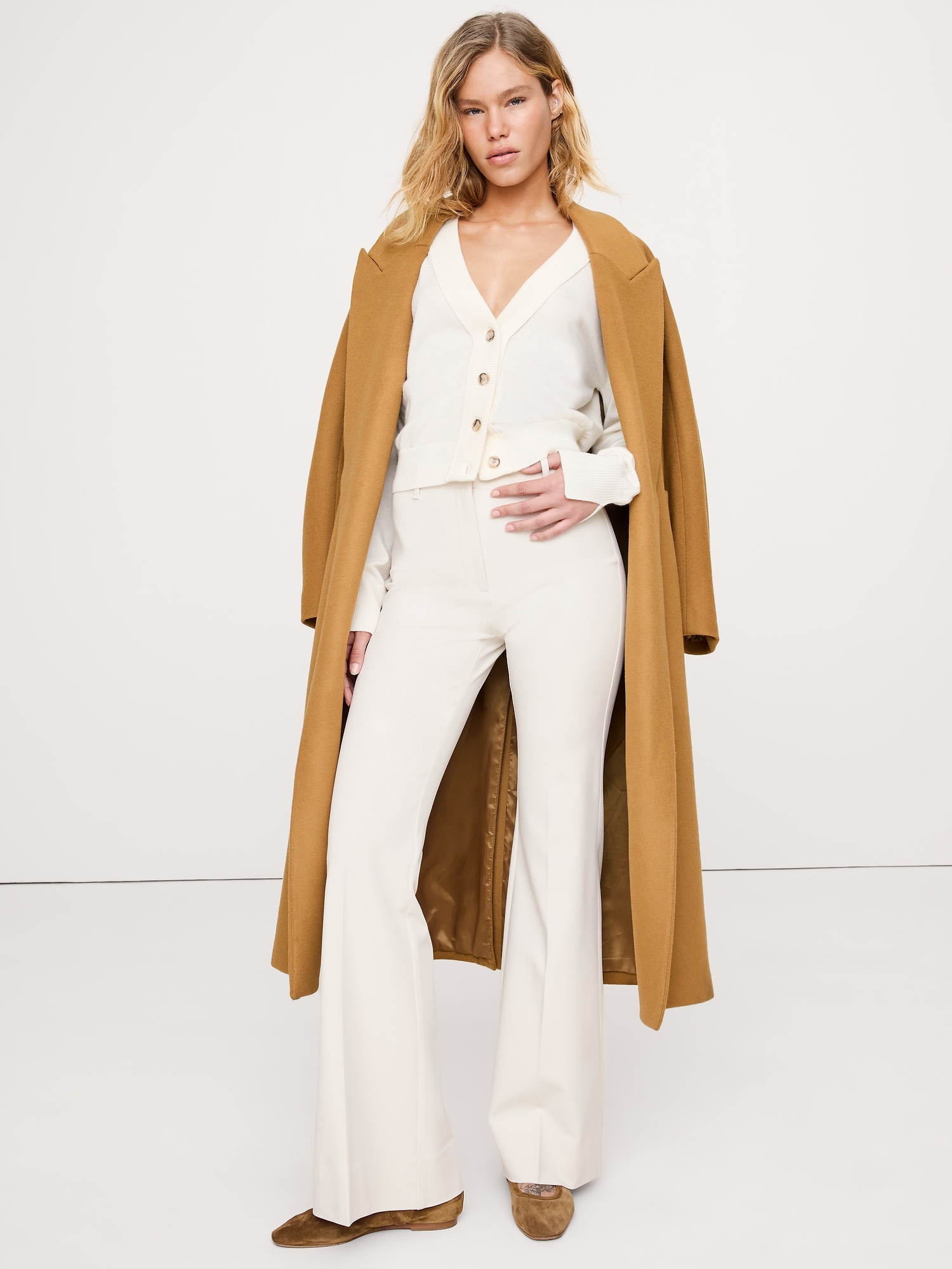 High-Rise Modern Flare Refined Pant