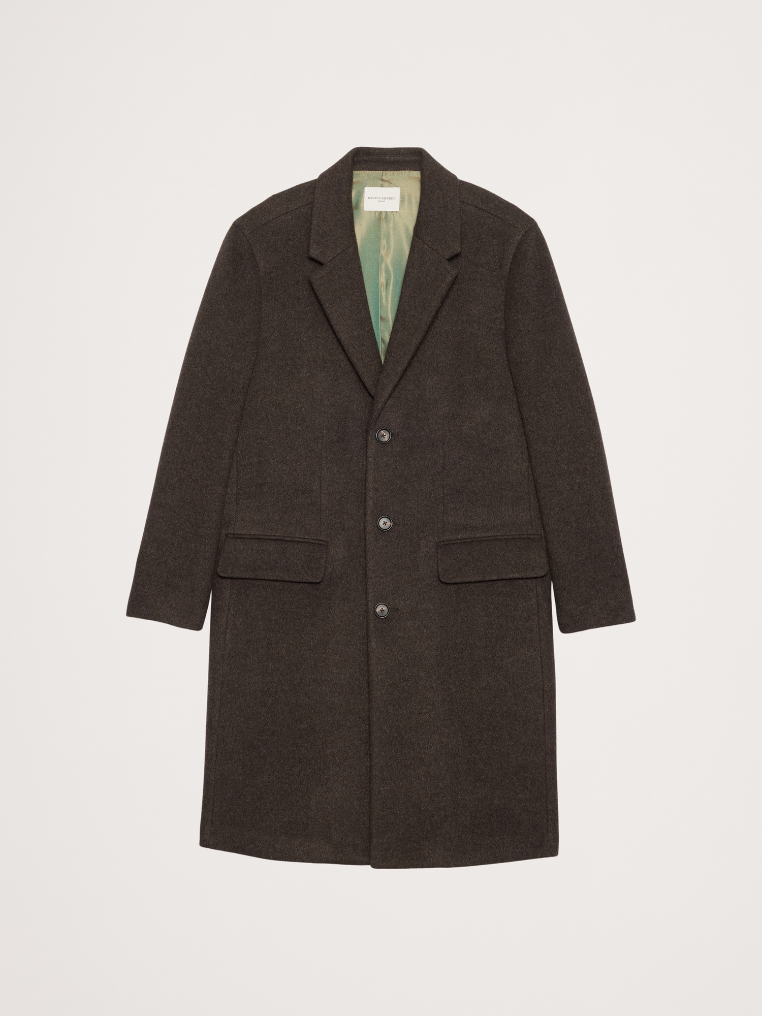 Image number 8 showing, Italian Melton Wool-Blend Top Coat