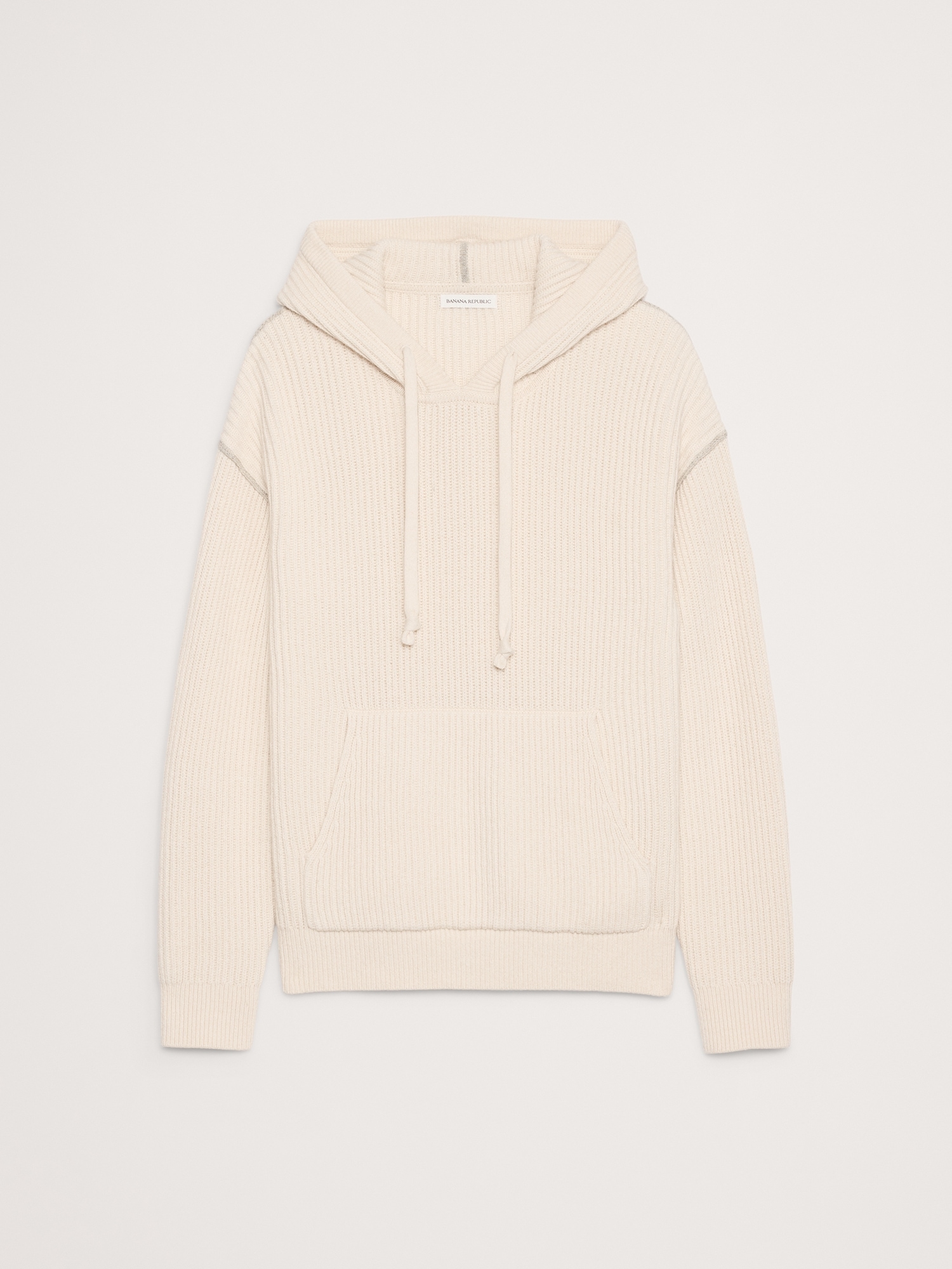 Image number 4 showing, Merino-Cotton Sweater Hoodie