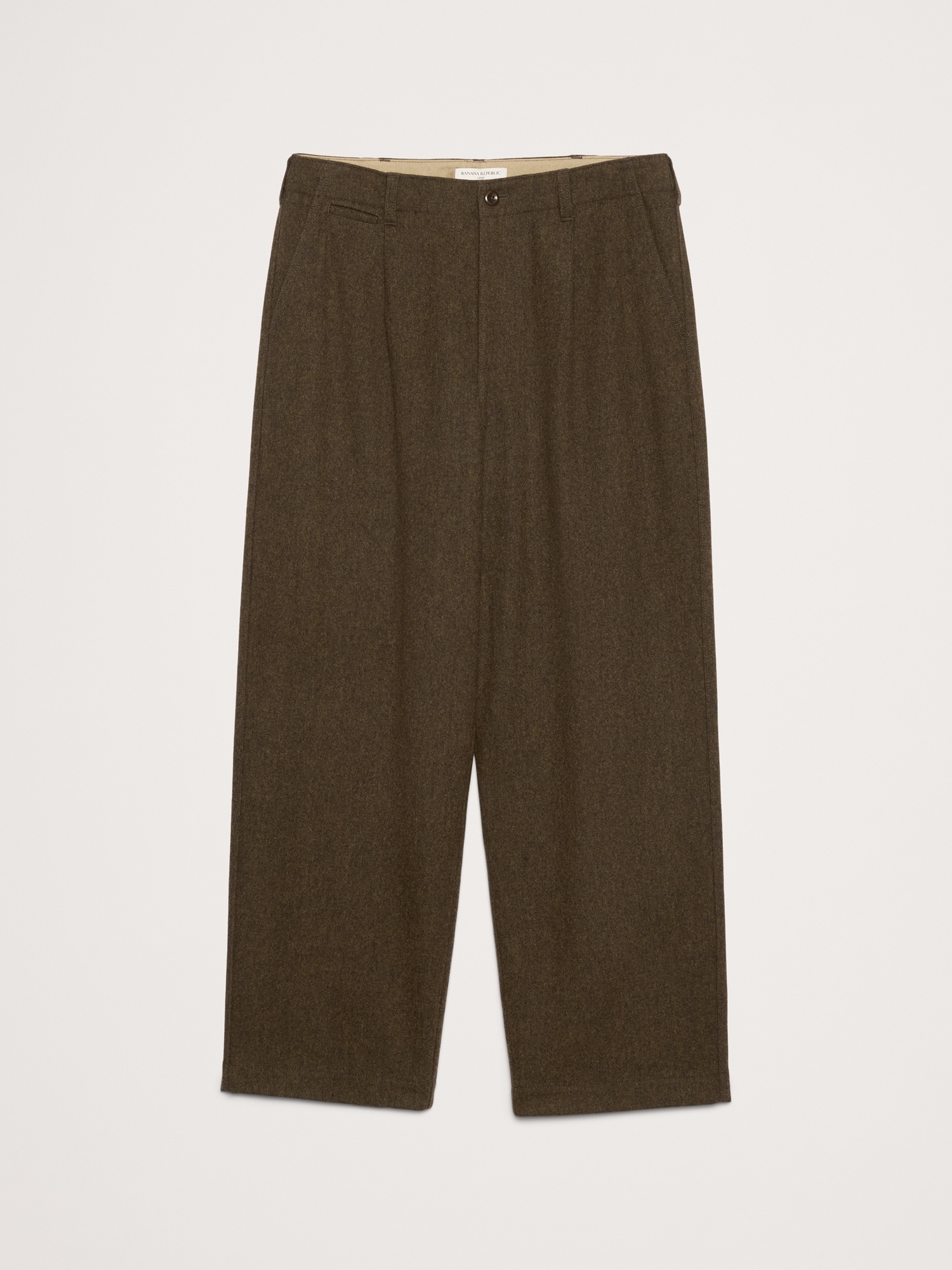 Image number 4 showing, Loose Pleated Wool-Blend Pant