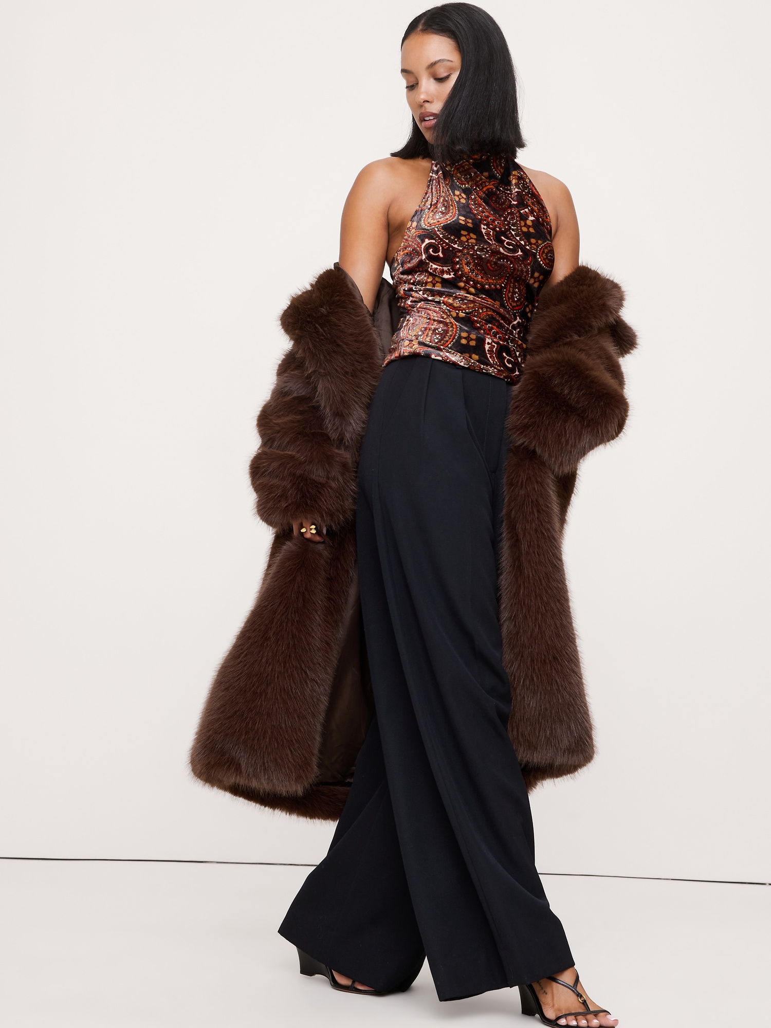 Image number 7 showing, Velvet Halter Top