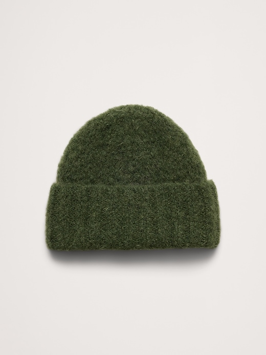 Italian Alpaca-Blend Beanie | Banana Republic display picture 2