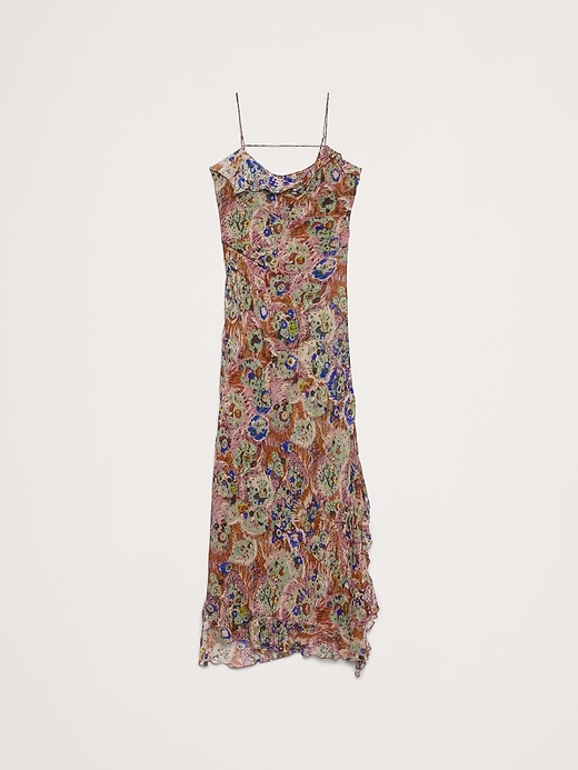 Image number 5 showing, Georgette Cowl-Neck Maxi Dress