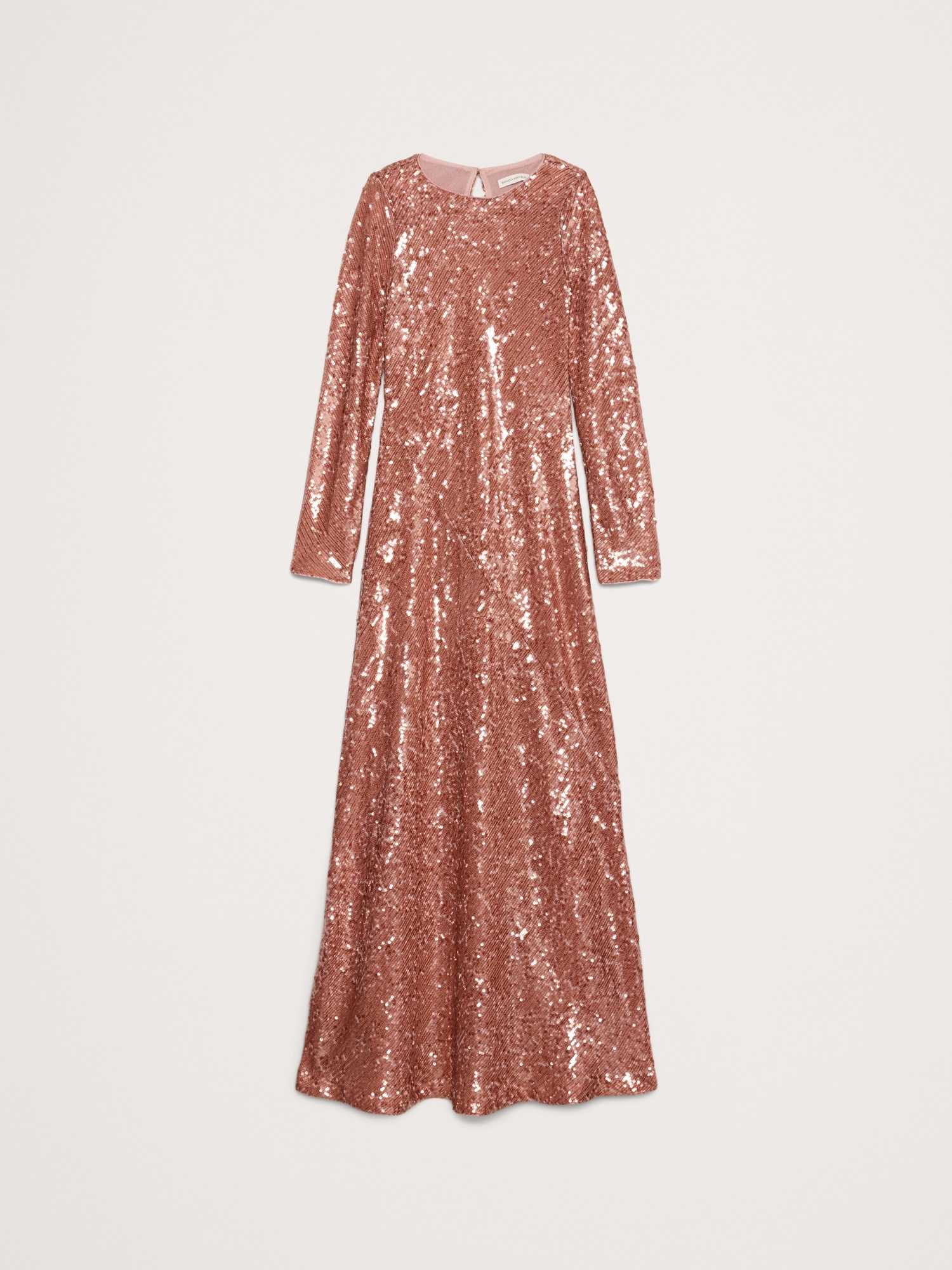 Image number 5 showing, Bias-Cut Sequin Maxi Dress