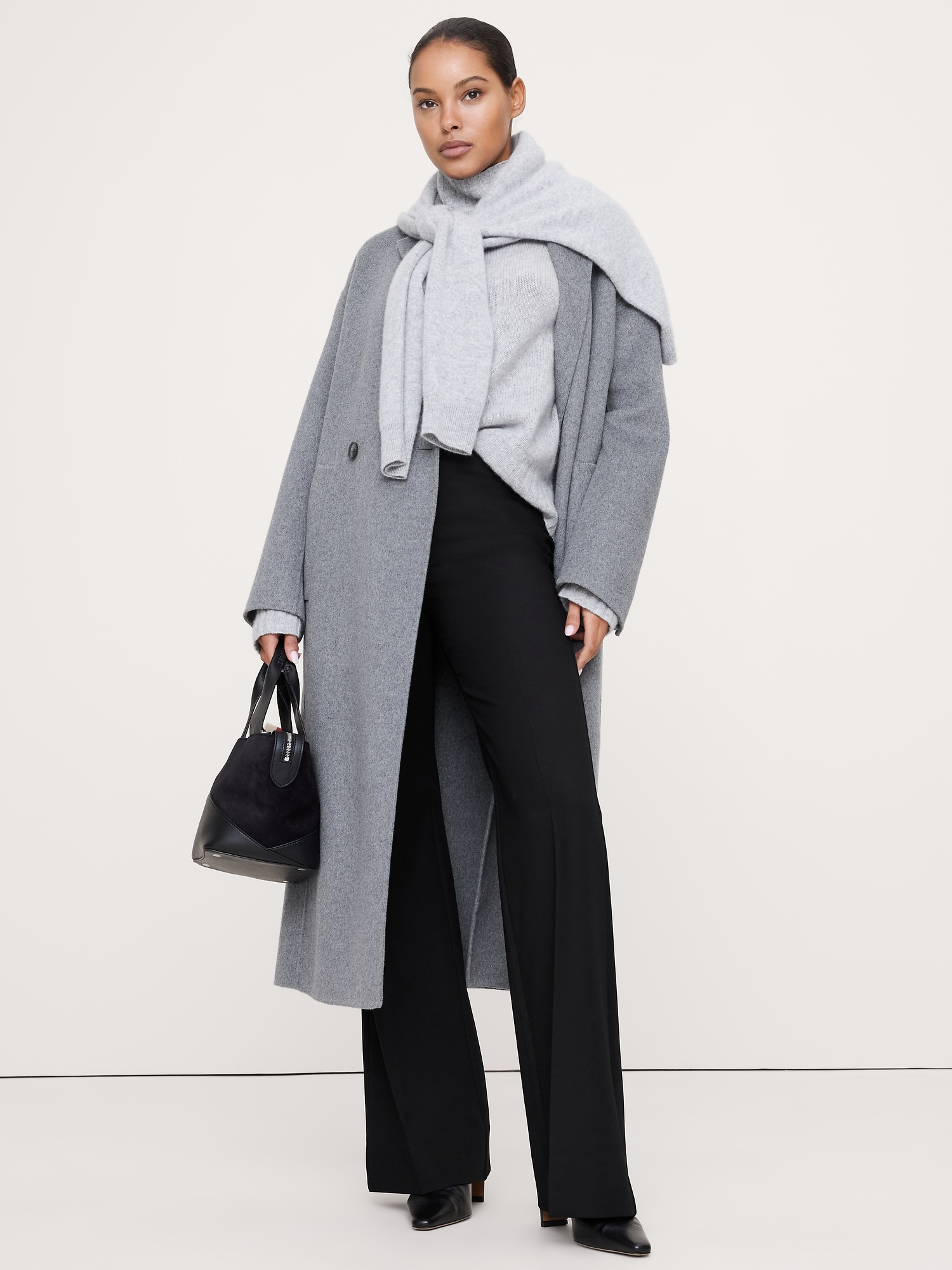 Image number 1 showing, High-Rise Modern Flare Refined Pant