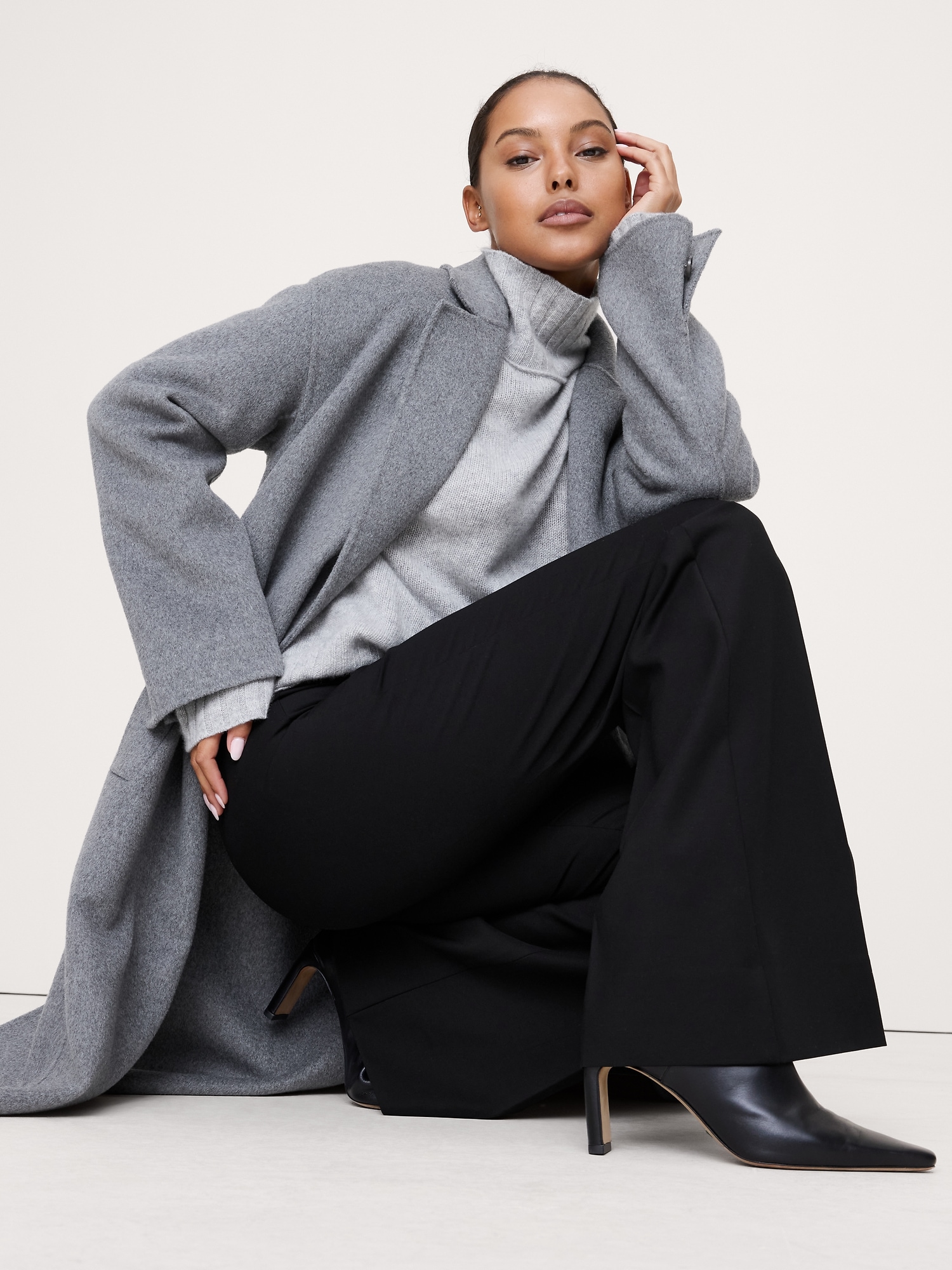 Image number 3 showing, High-Rise Modern Flare Refined Pant