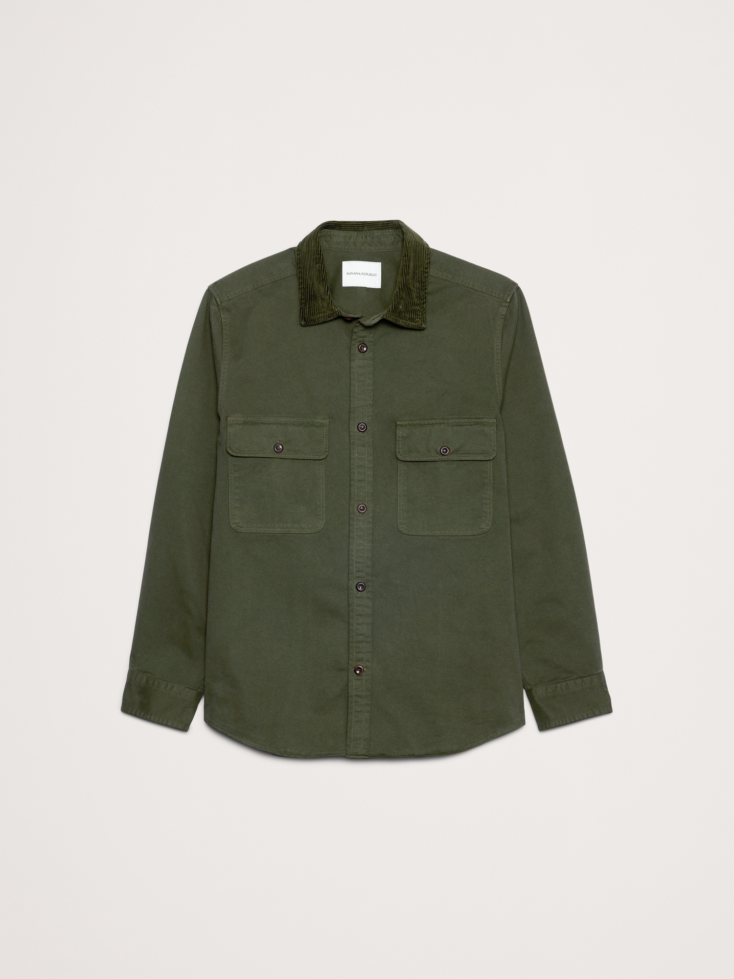 Image number 7 showing, Standard-Fit Cotton Twill Shirt Jacket