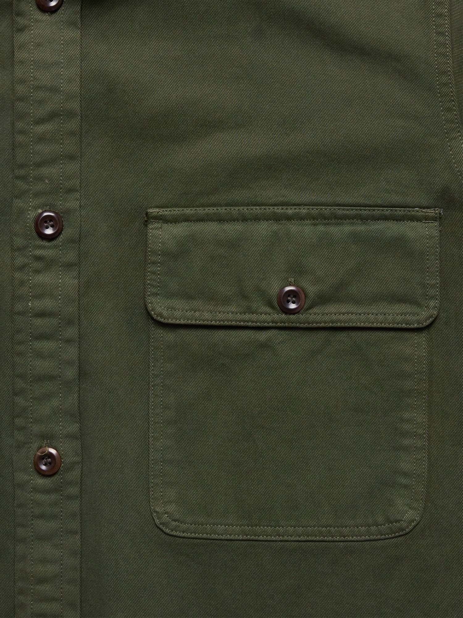 Image number 7 showing, Standard-Fit Cotton Twill Shirt Jacket