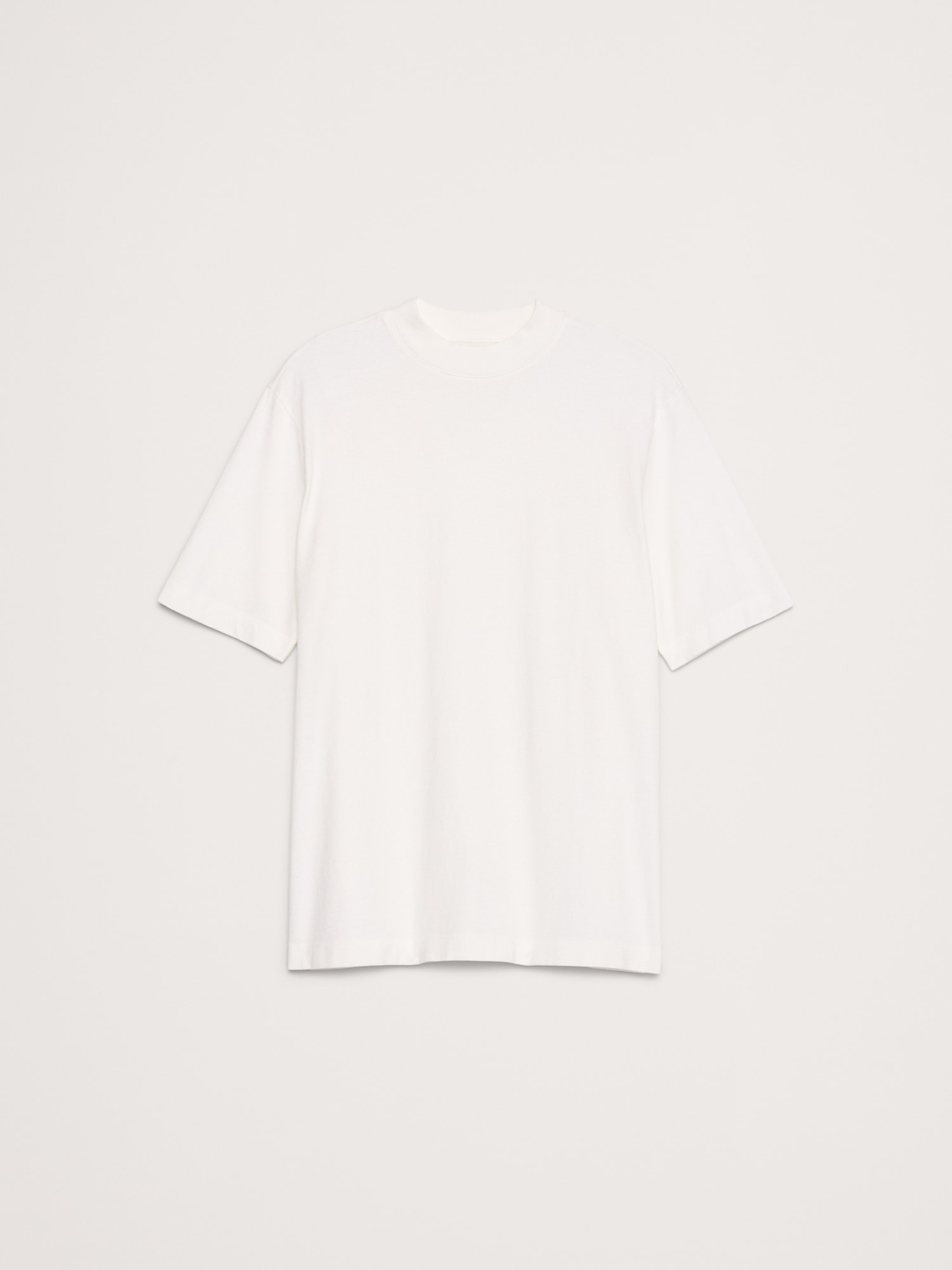 Image number 4 showing, Vintage Cotton Mock-Neck T-Shirt