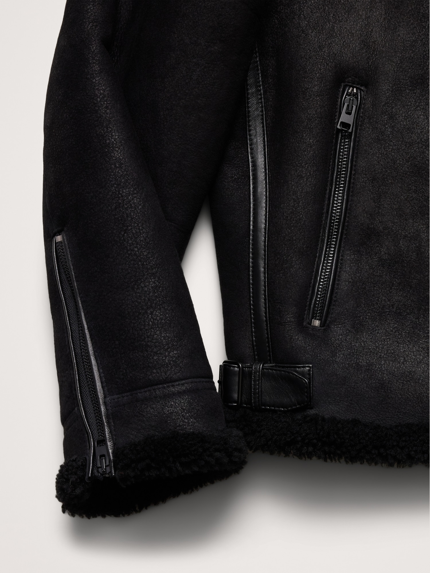 Image number 6 showing, Shearling Aviator Jacket