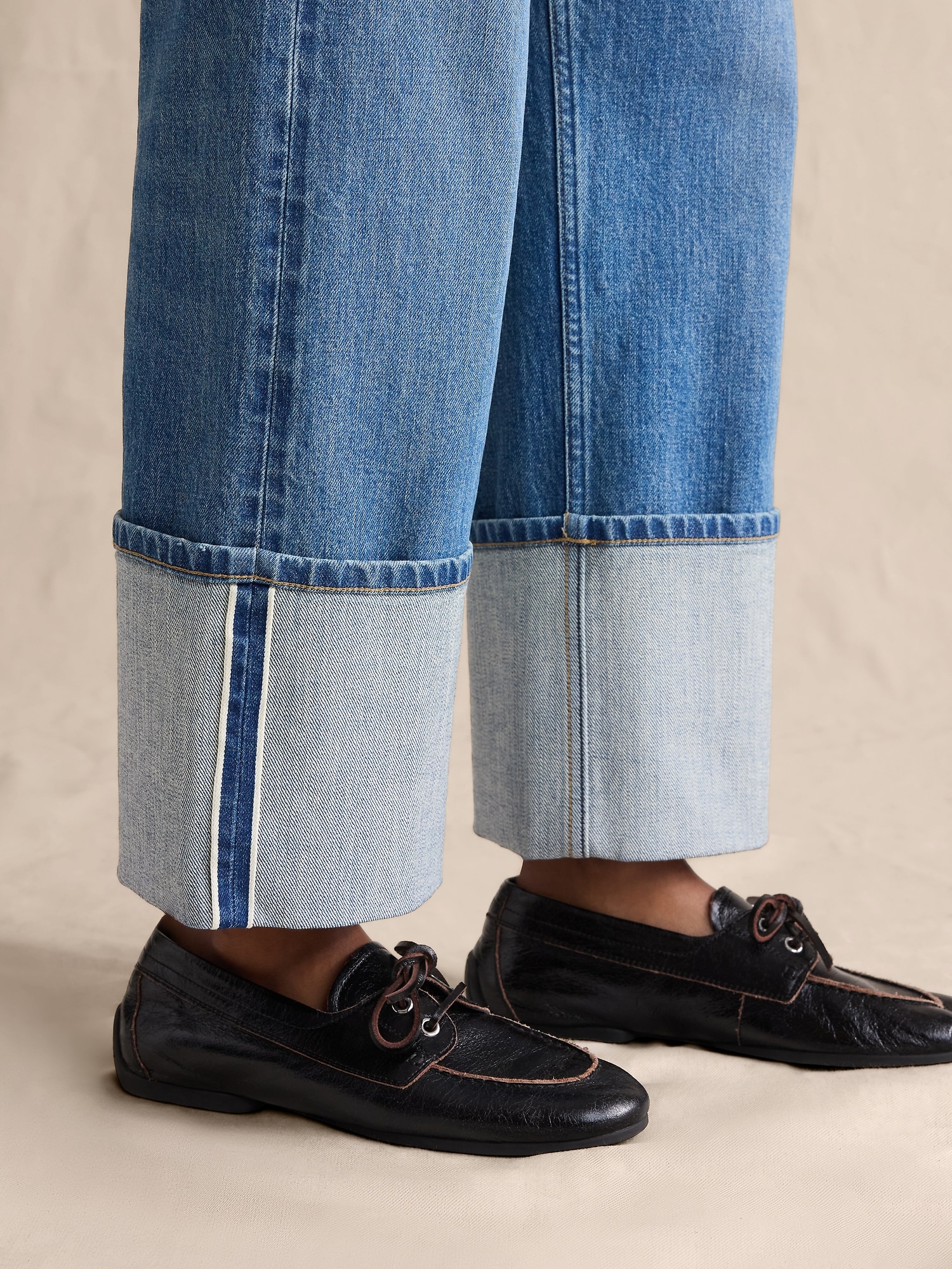 Image number 3 showing, High-Rise Stovepipe Straight Leg Jean