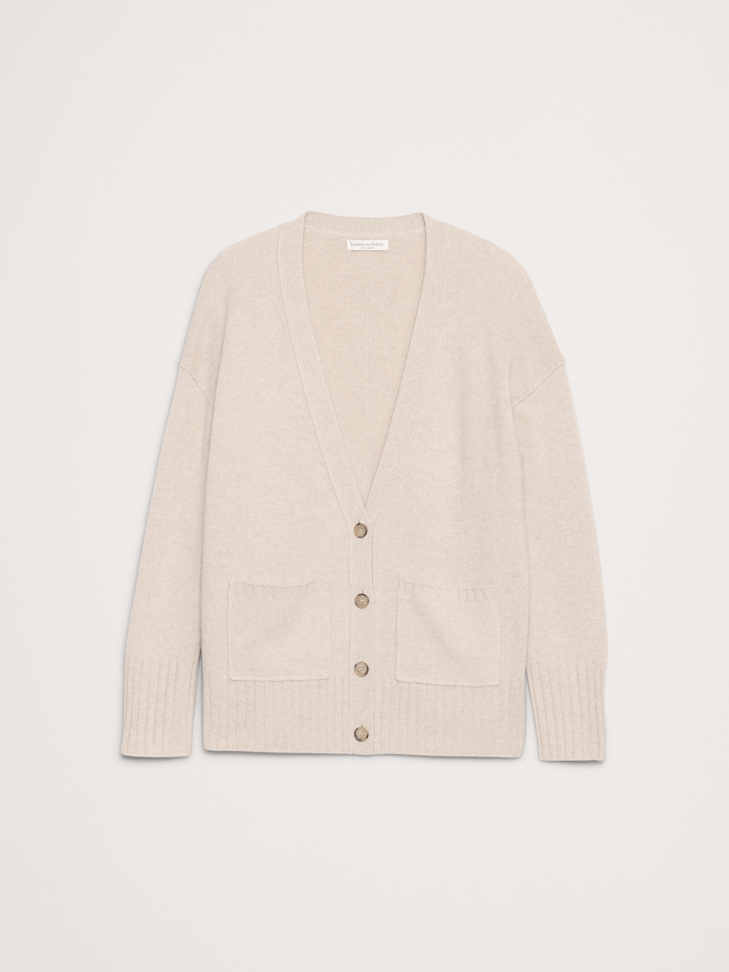 Женский кардиган Banana Republic Boyfriend Cashmere, цвет: Dark Medium Dyed — фото 4