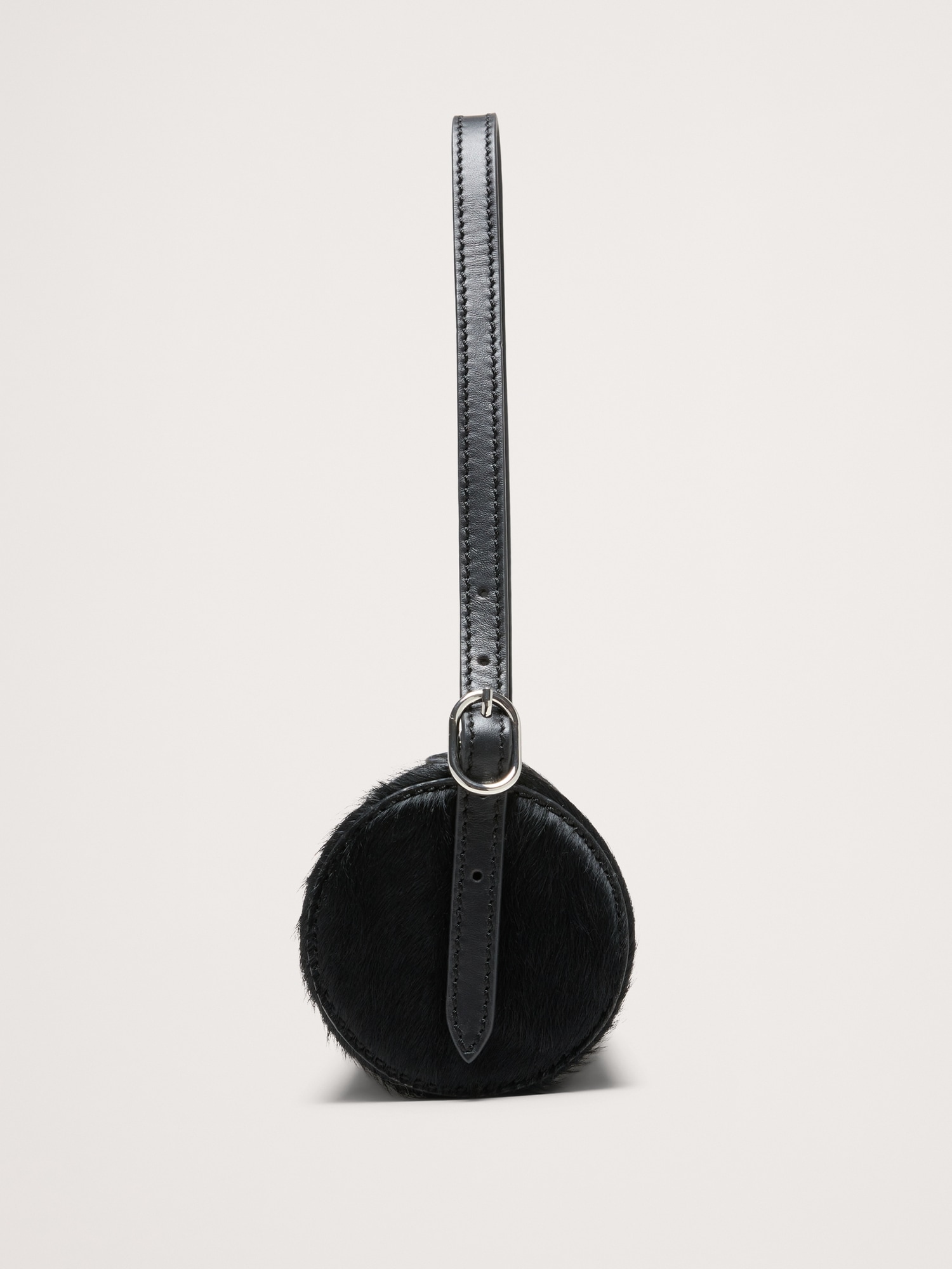 Image number 6 showing, Leather Barrel Bag