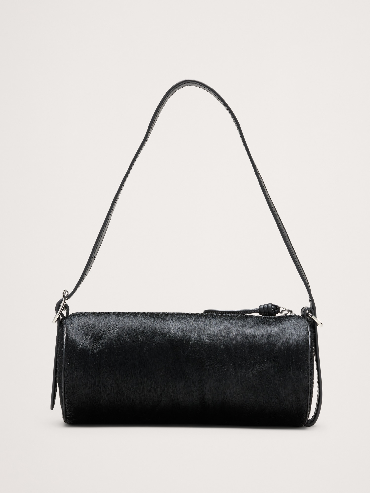 Image number 7 showing, Leather Barrel Bag
