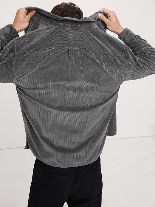Relaxed-Fit Corduroy Overshirt