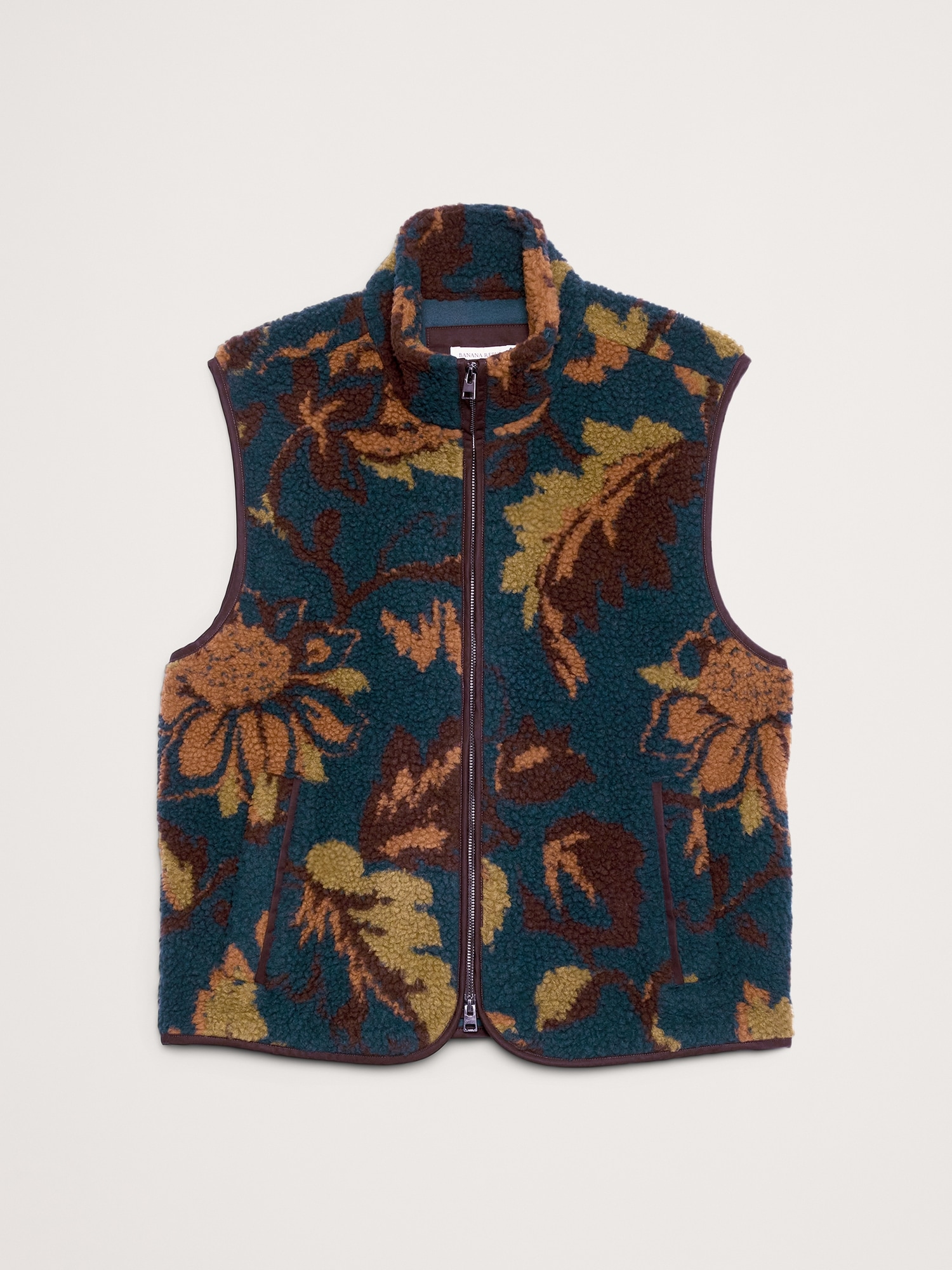 Image number 4 showing, Print Sherpa Vest