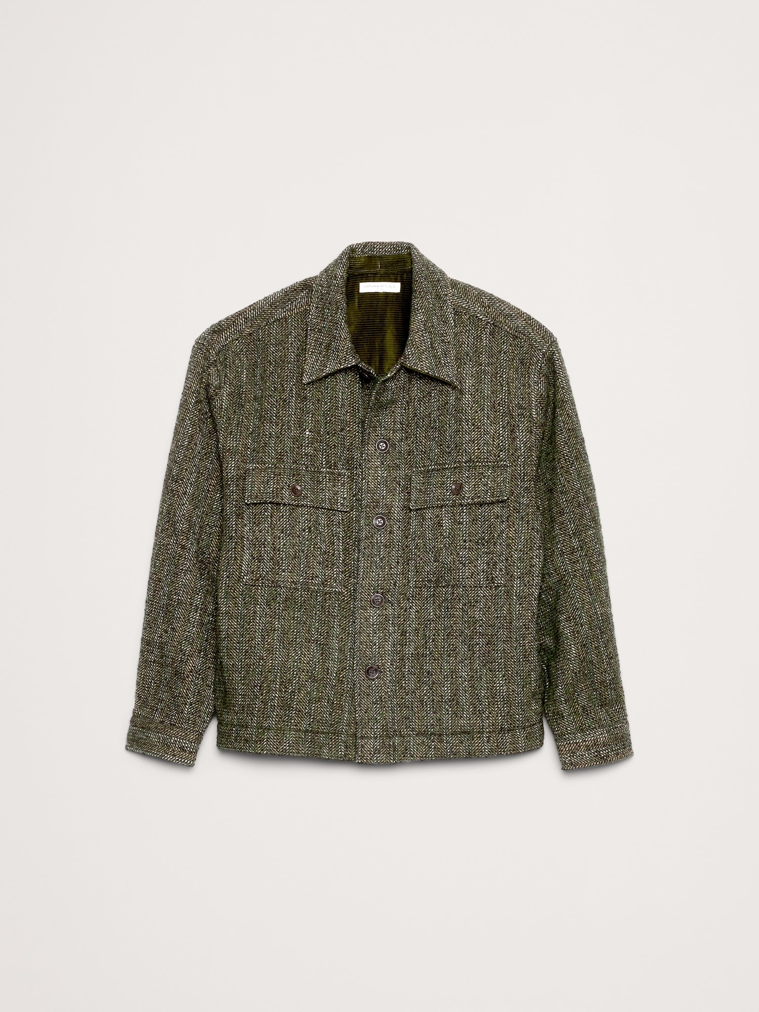 Image number 4 showing, Relaxed-Fit Heavy Overshirt with Wool