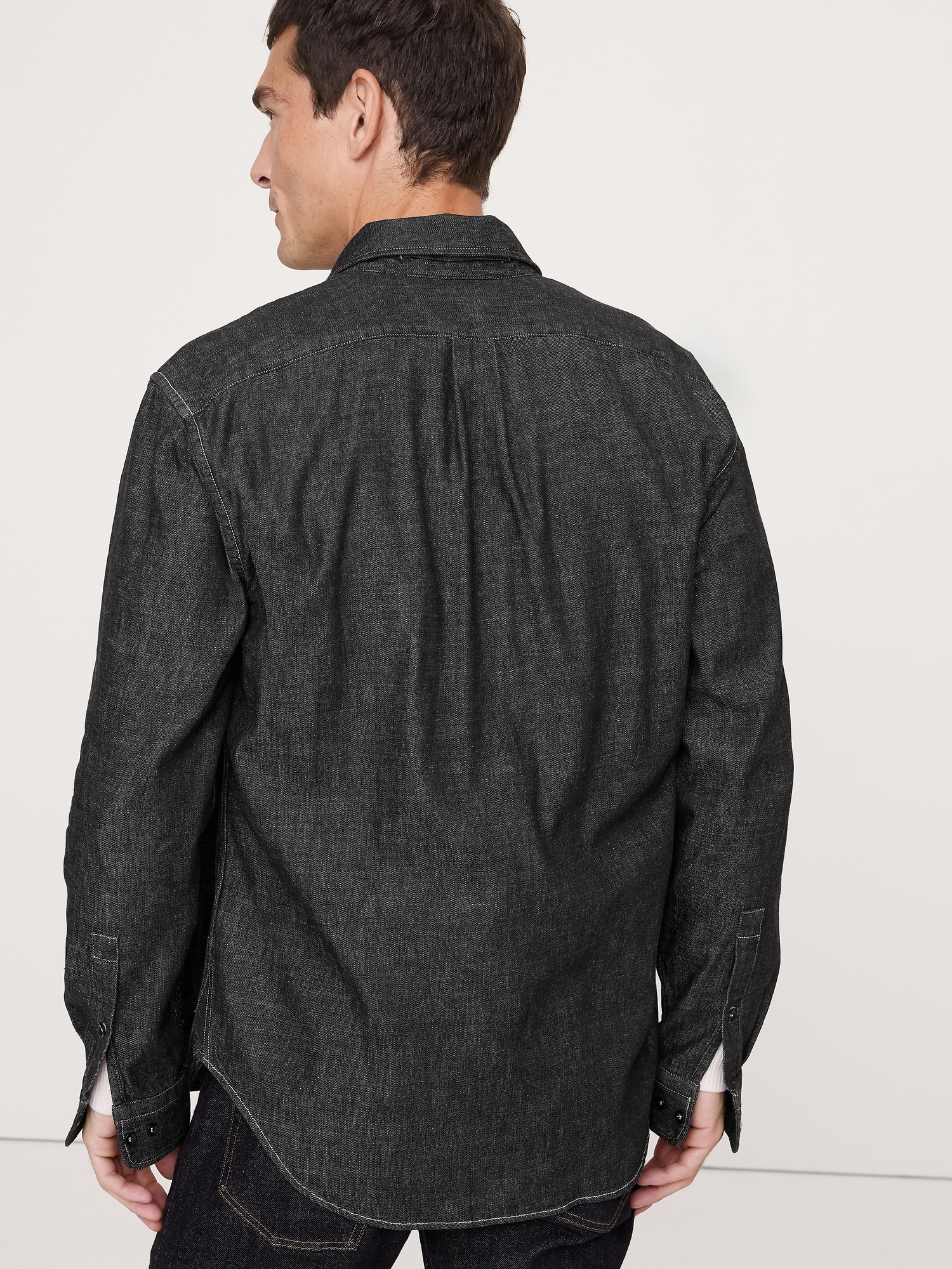 Image number 2 showing, Standard-Fit Denim Shirt