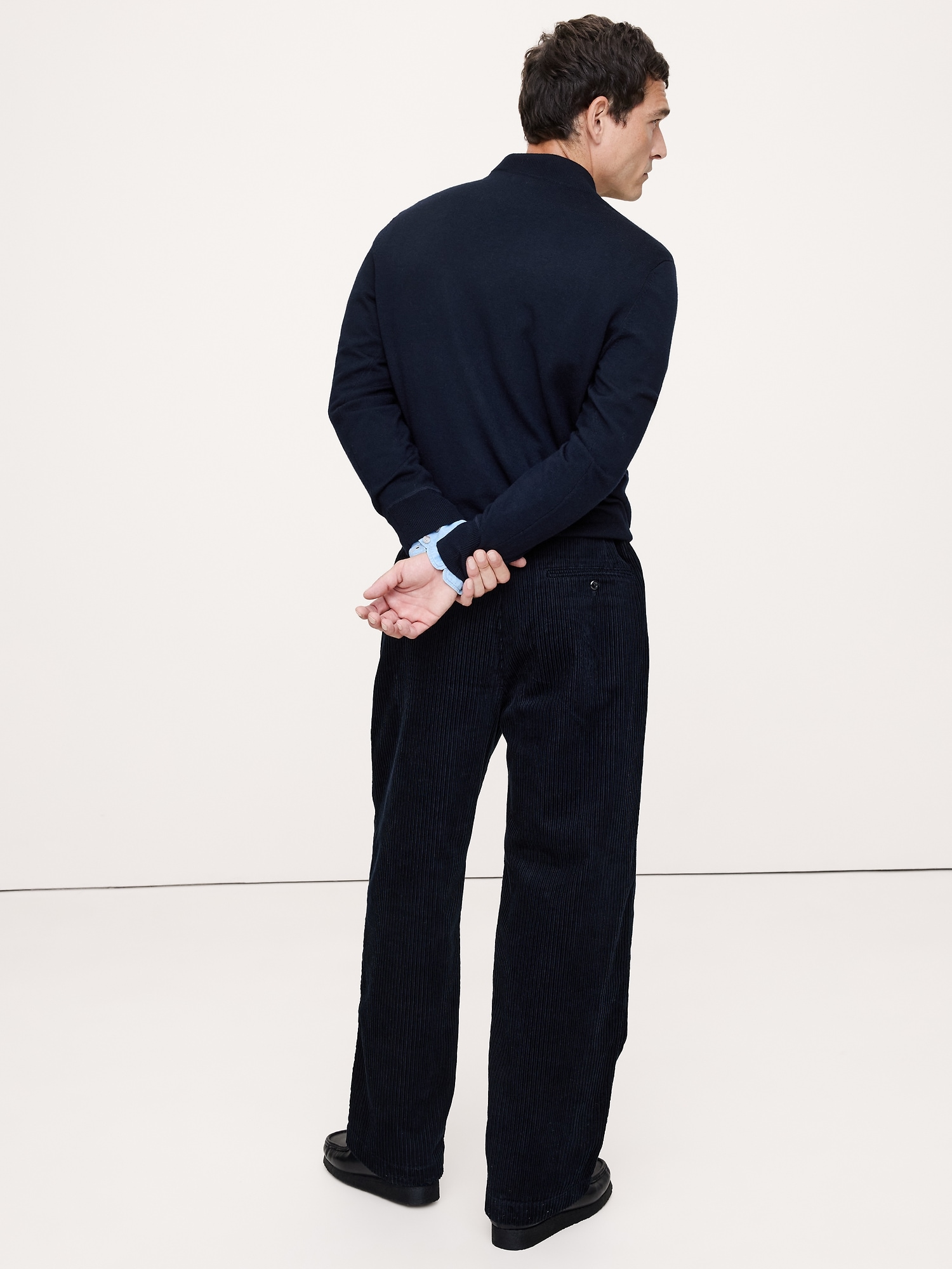 Image number 3 showing, Loose Pleated Corduroy Pant