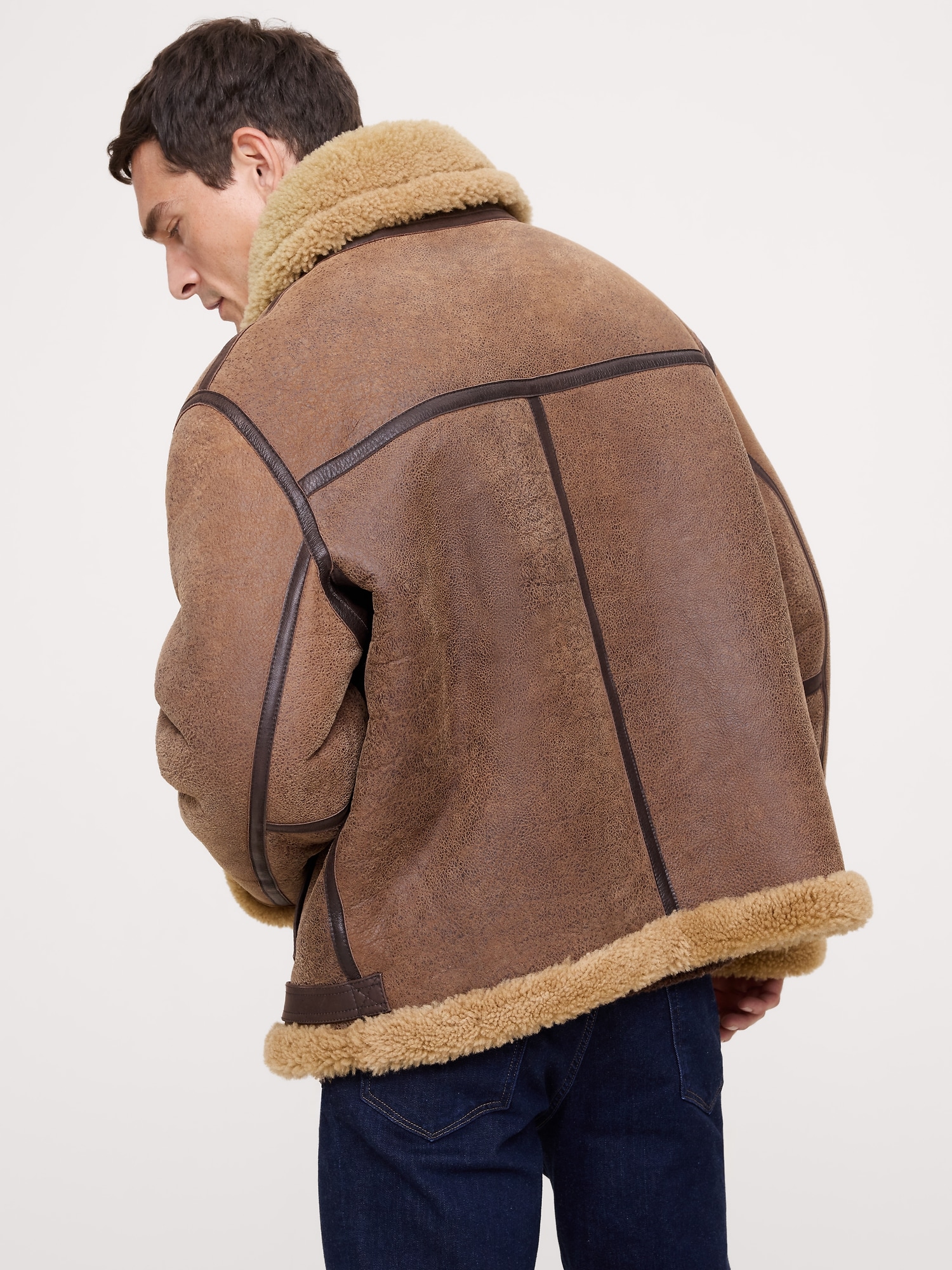Image number 2 showing, Heritage Shearling Flight Jacket