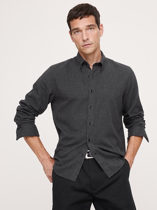 Standard-Fit Lightweight Flannel Shirt