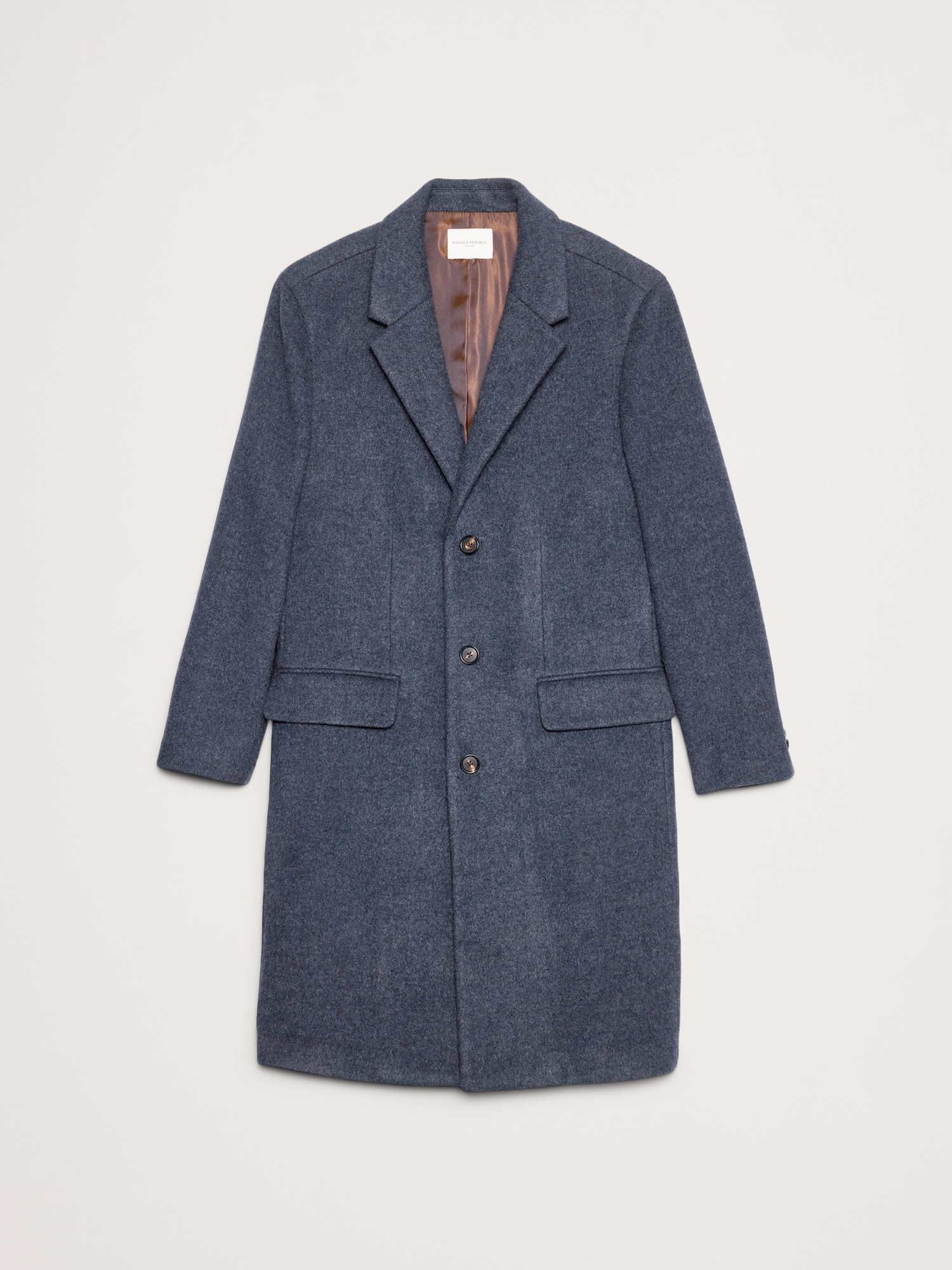 Image number 2 showing, Italian Melton Wool-Blend Top Coat