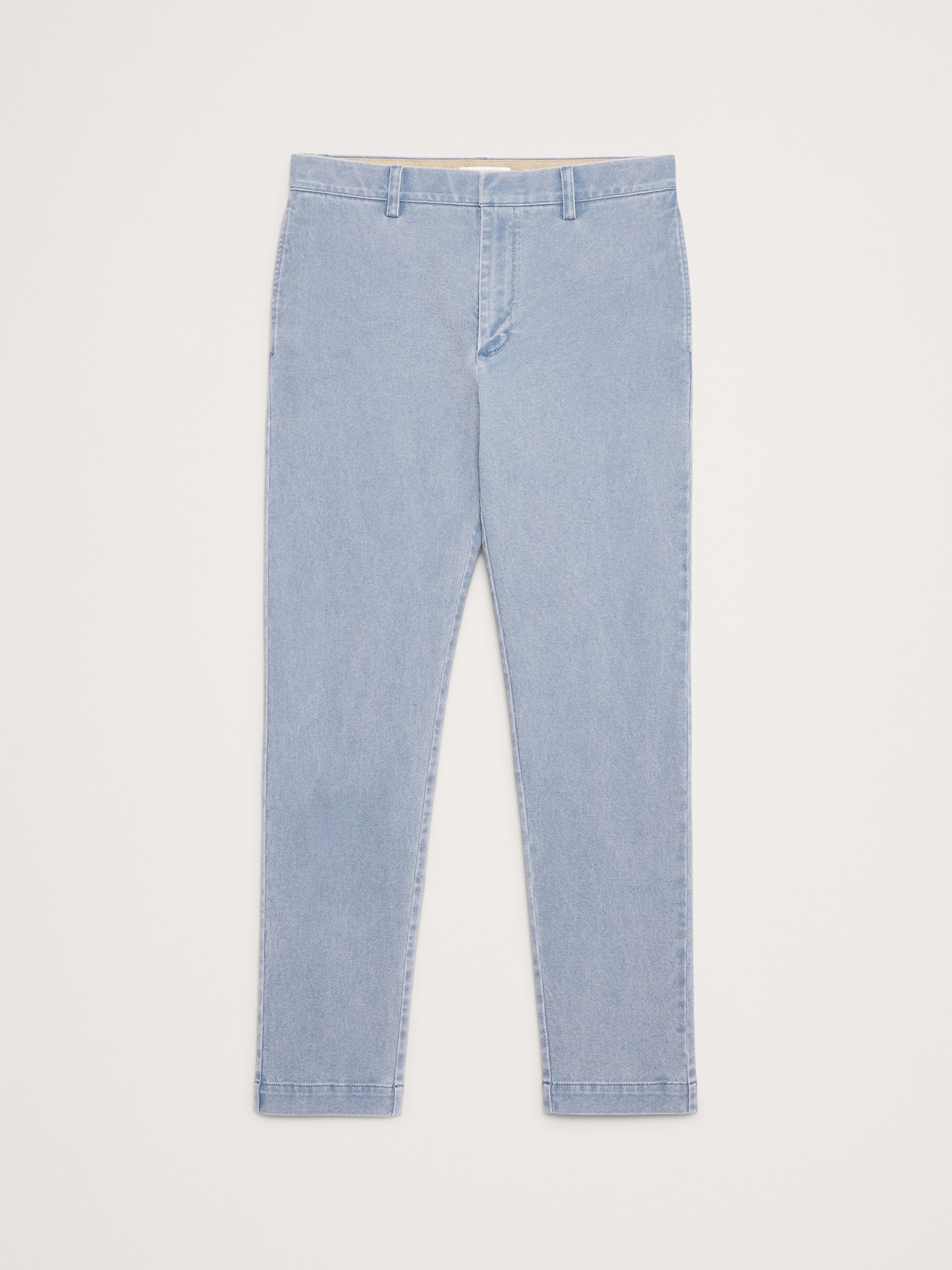 Мужские брюки Banana Republic Slim Brushed Traveler Chino, цвет: Синий серый — фото 4