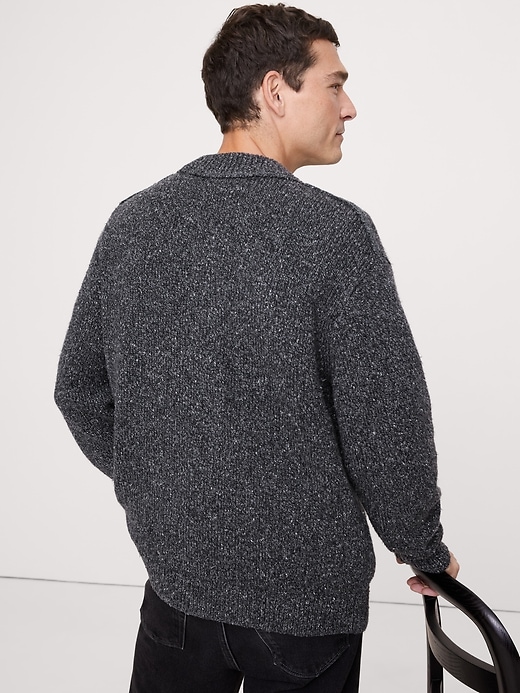 Donegal Wool-Blend Cardigan | Banana Republic
