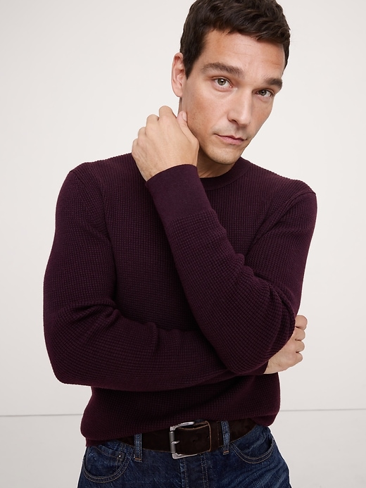 Merino Thermal Crew-Neck Sweater