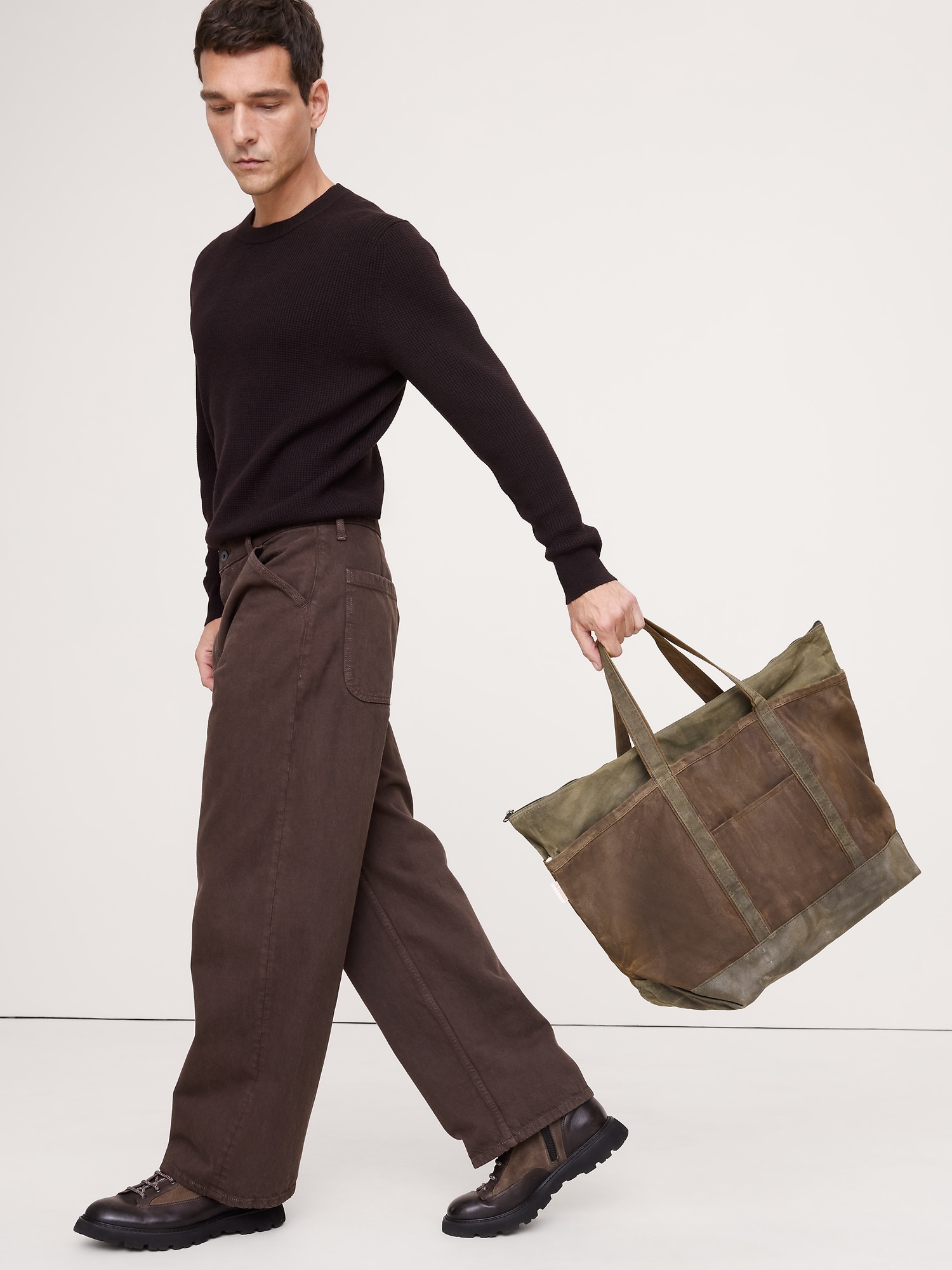 Image number 6 showing, Waxed Canvas Tote by CB Station