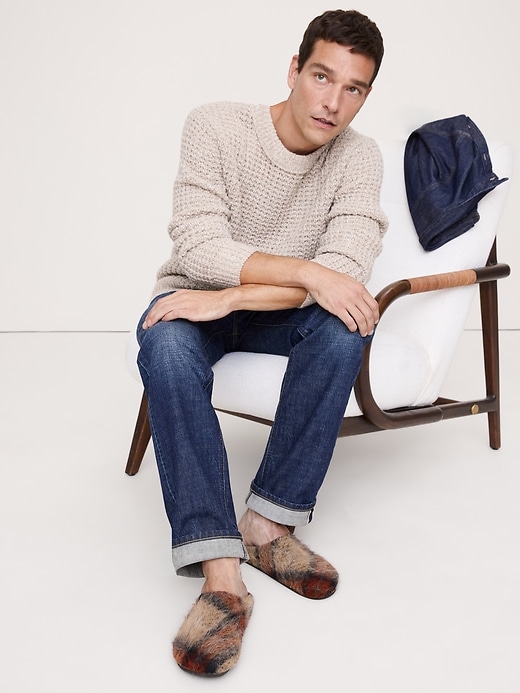 Plaid Italian Wool Clog