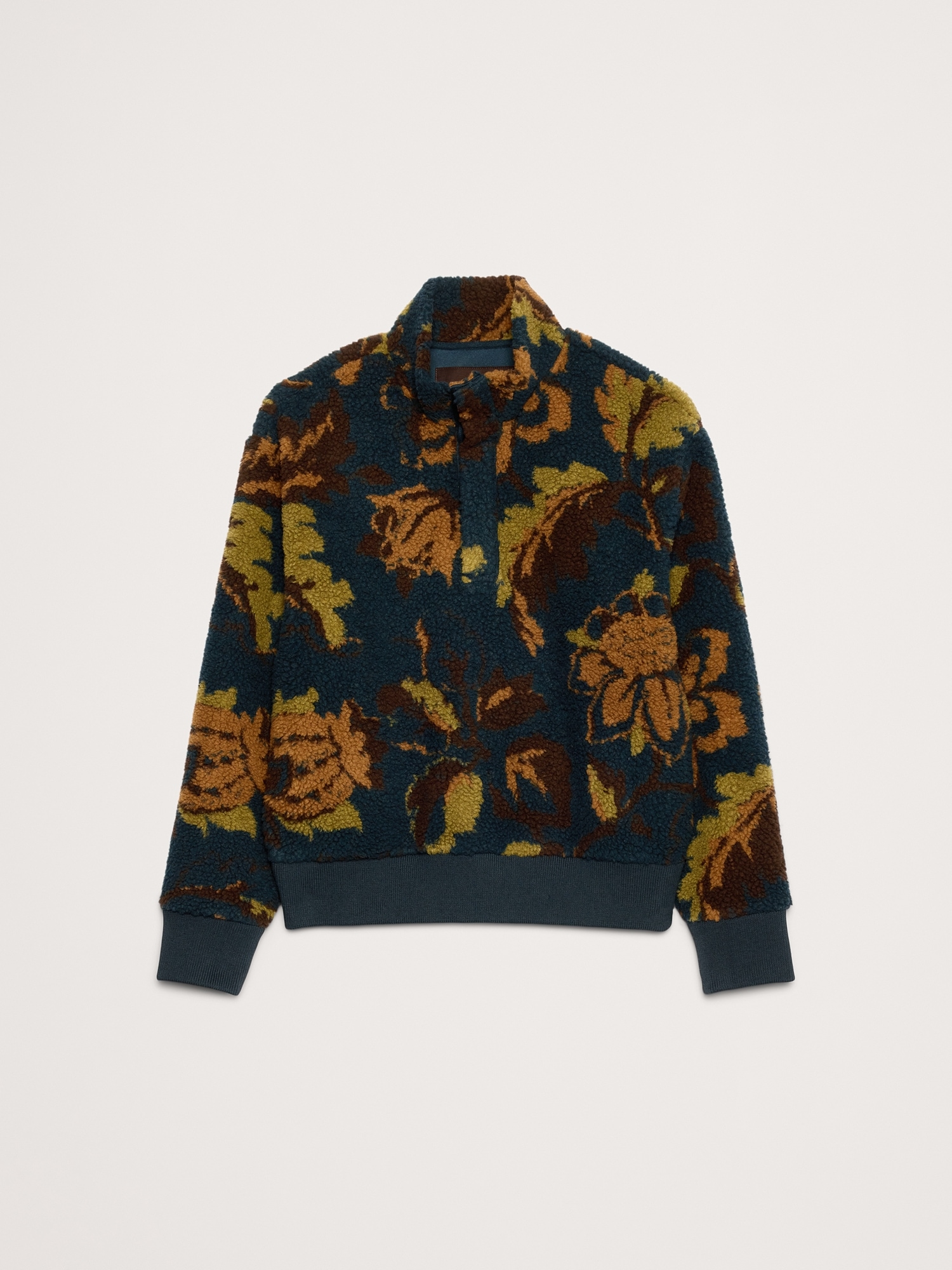 Image number 5 showing, Print Sherpa Fleece Sweatshirt