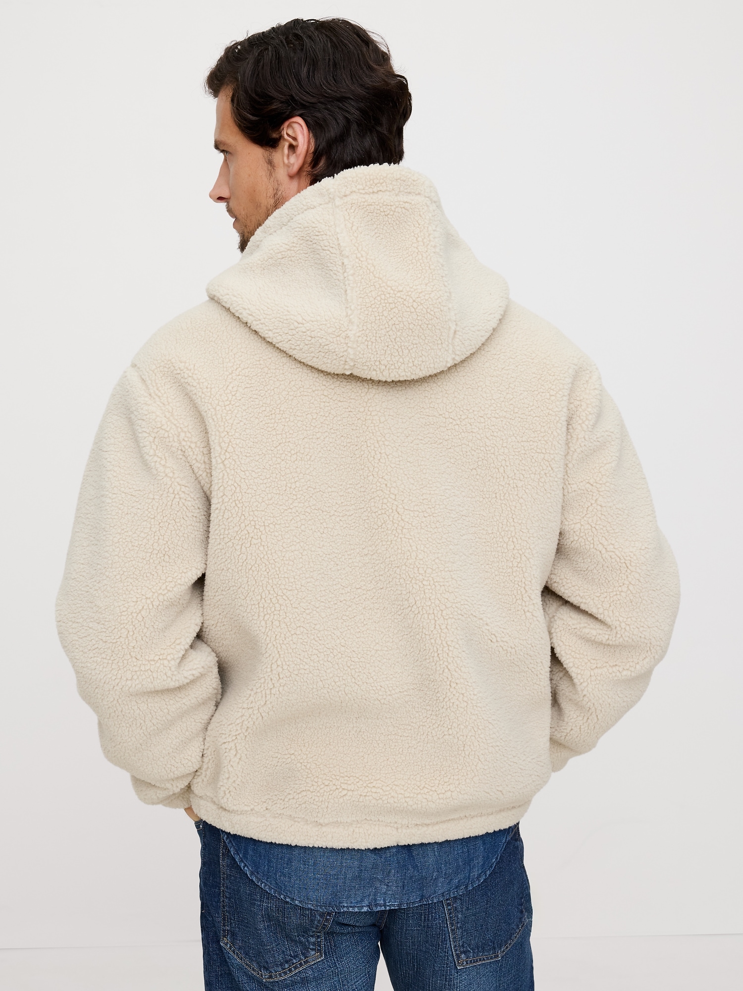 Image number 3 showing, Sherpa Hoodie Sweatshirt