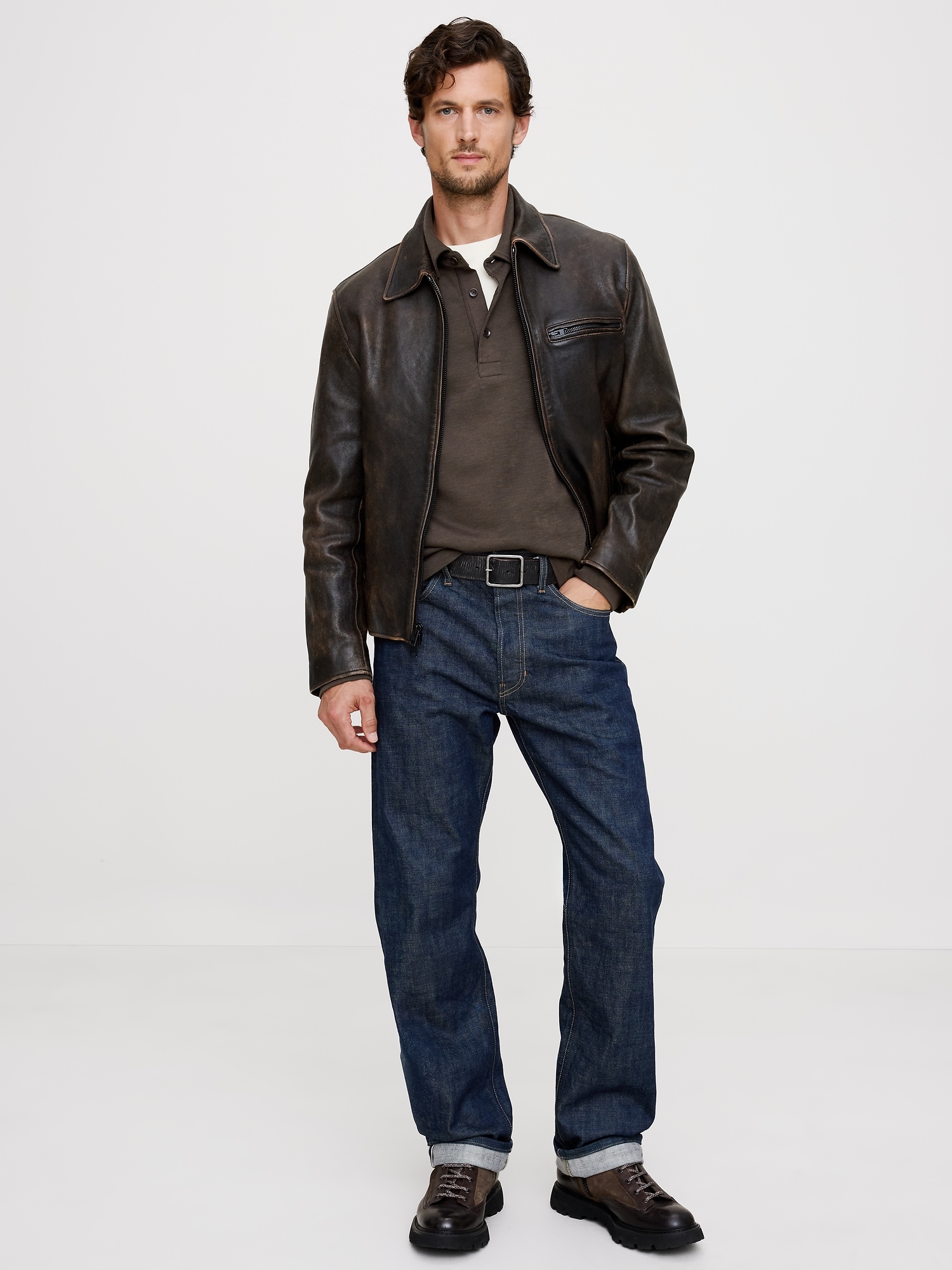 Image number 3 showing, Slub Double-Knit Polo