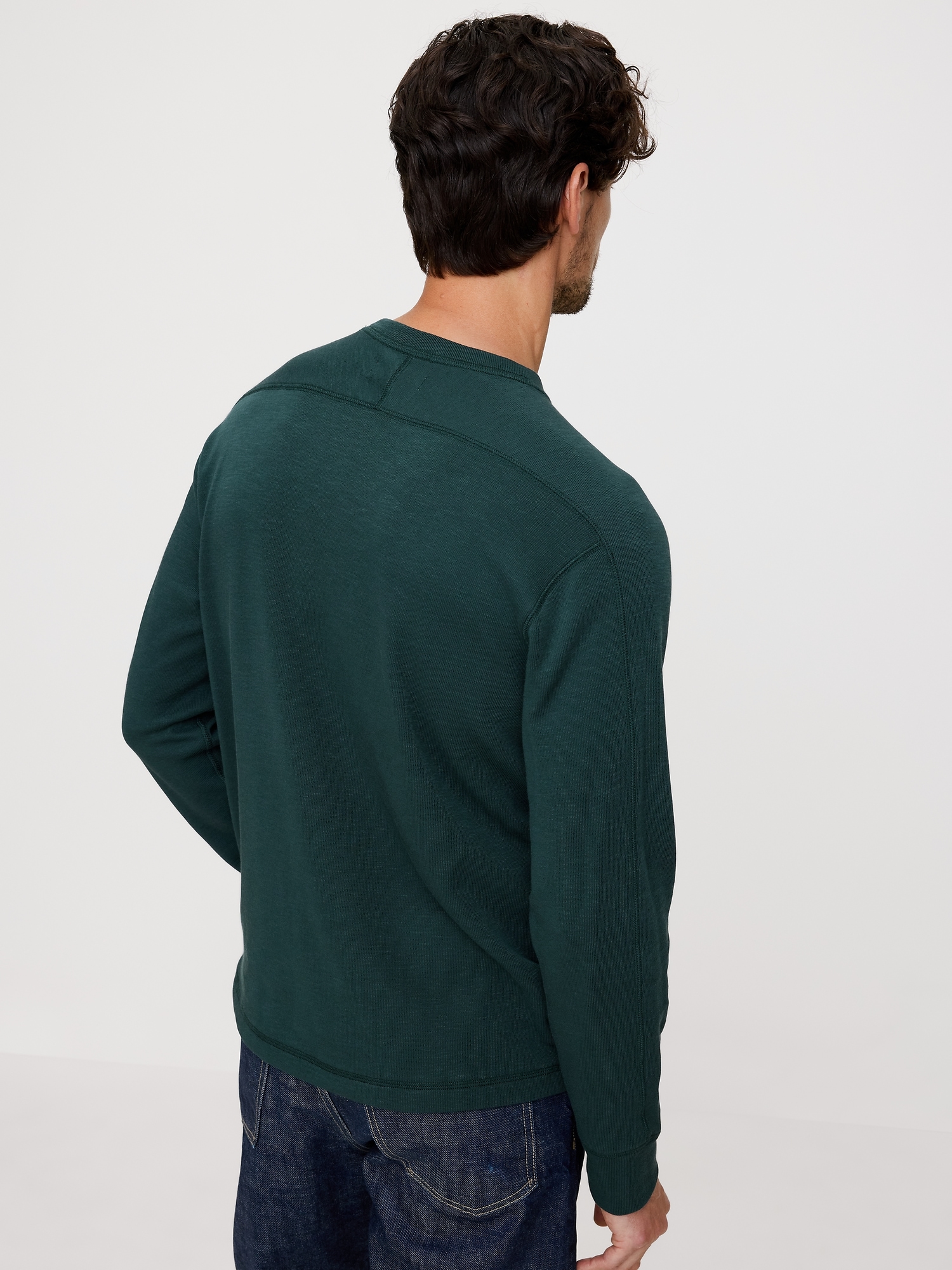 Image number 5 showing, Slub Double-Knit Crew-Neck T-Shirt