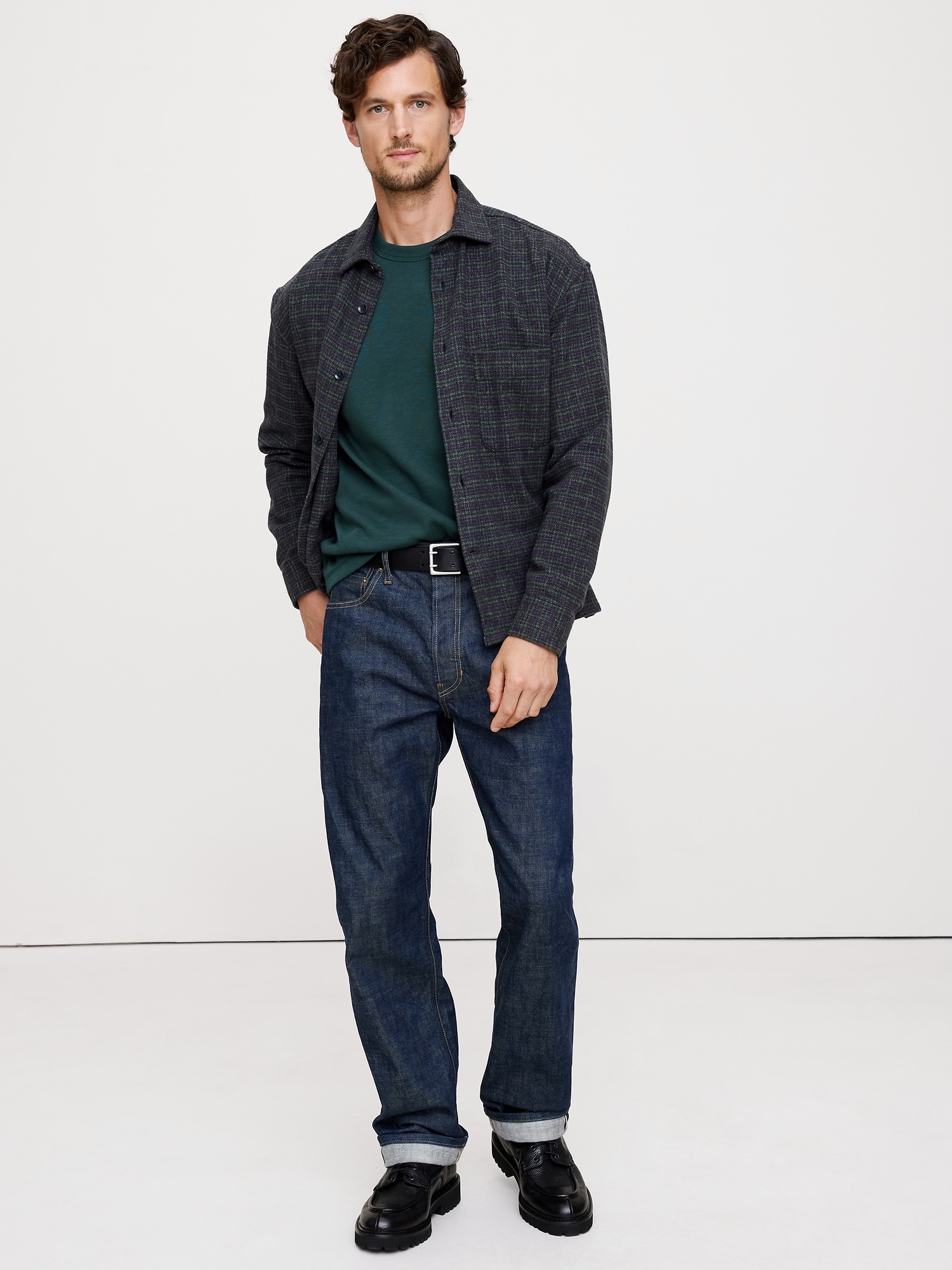 Image number 6 showing, Slub Double-Knit Crew-Neck T-Shirt
