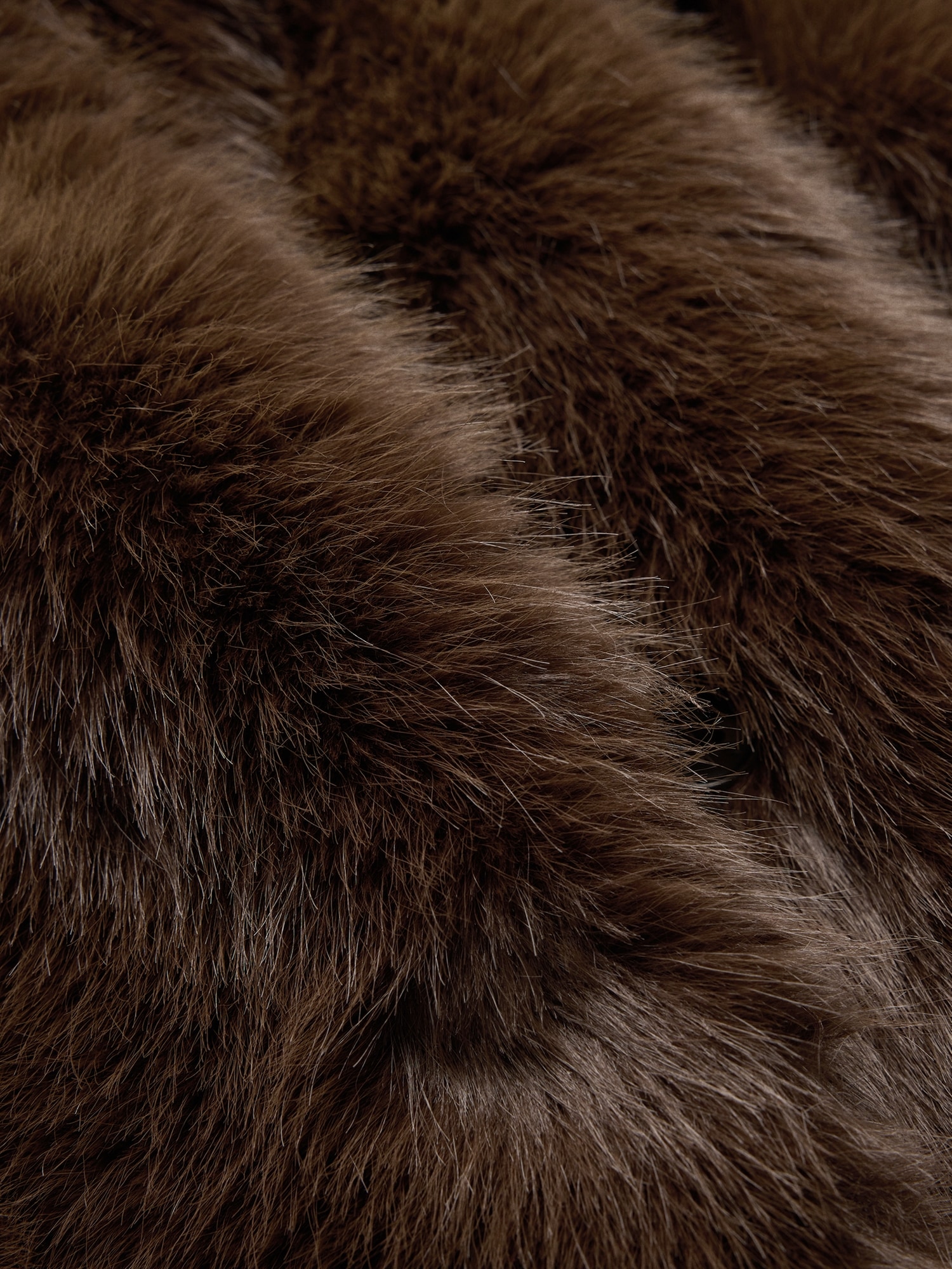 Image number 6 showing, Faux Fur Long Coat