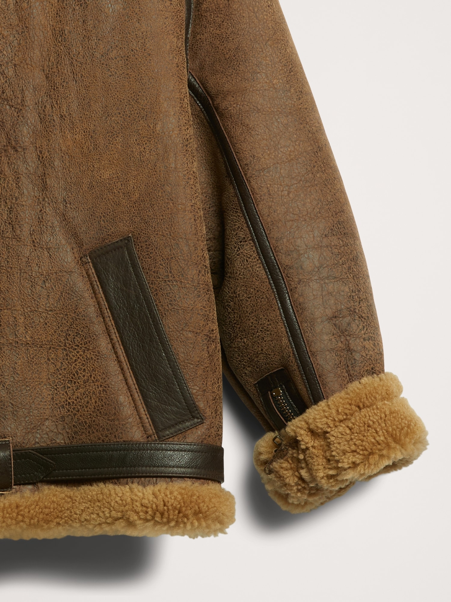 Image number 4 showing, Heritage Shearling Flight Jacket