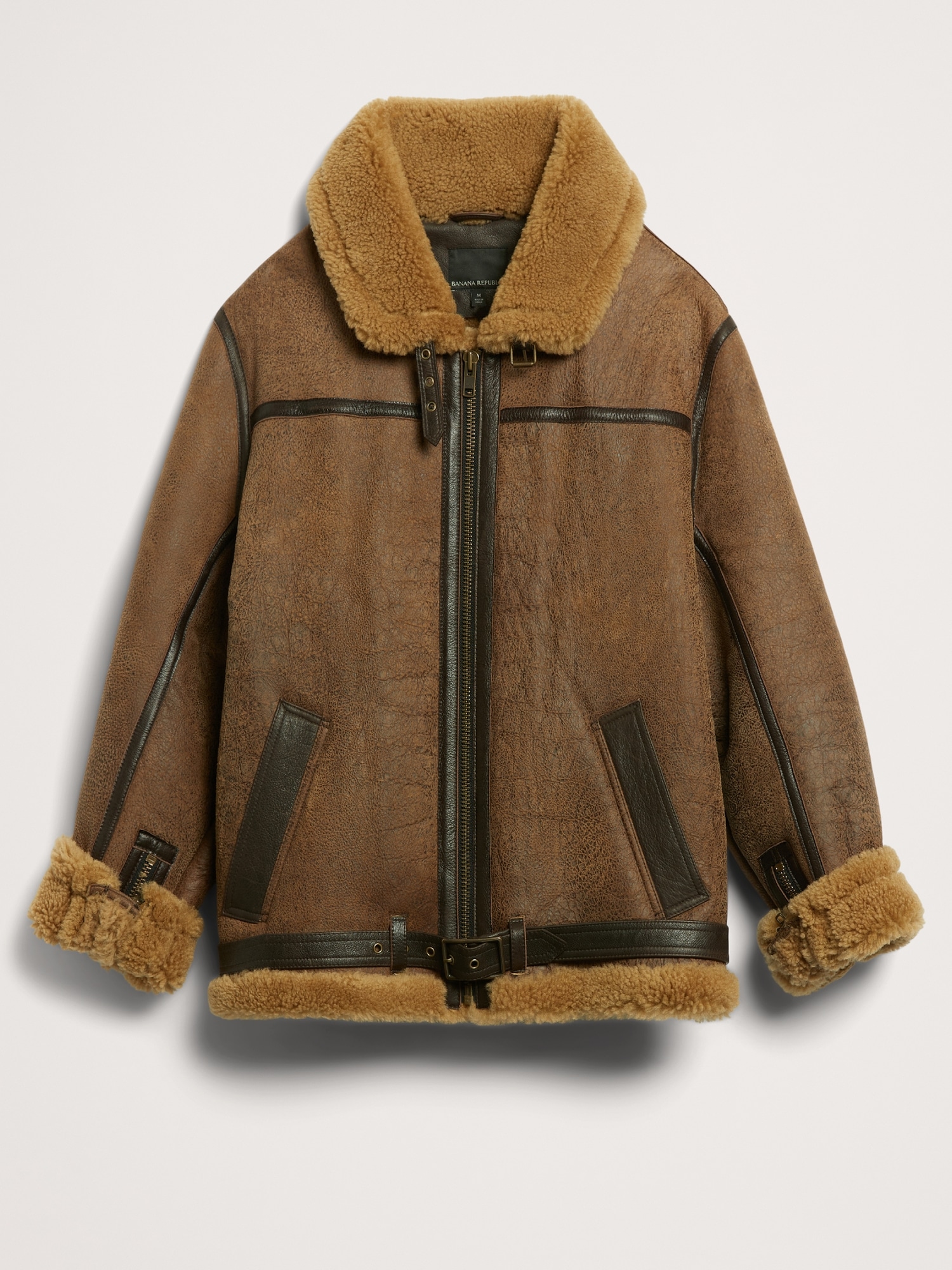 Image number 3 showing, Heritage Shearling Flight Jacket