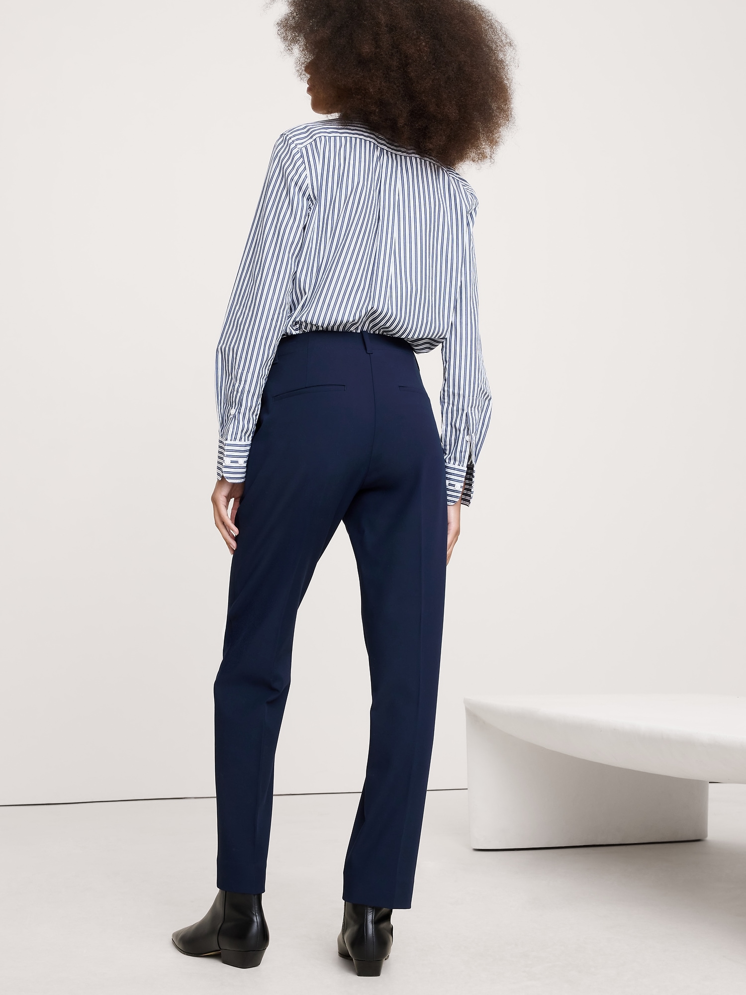 Image number 3 showing, High-Rise Modern Slim Refined Ankle Pant