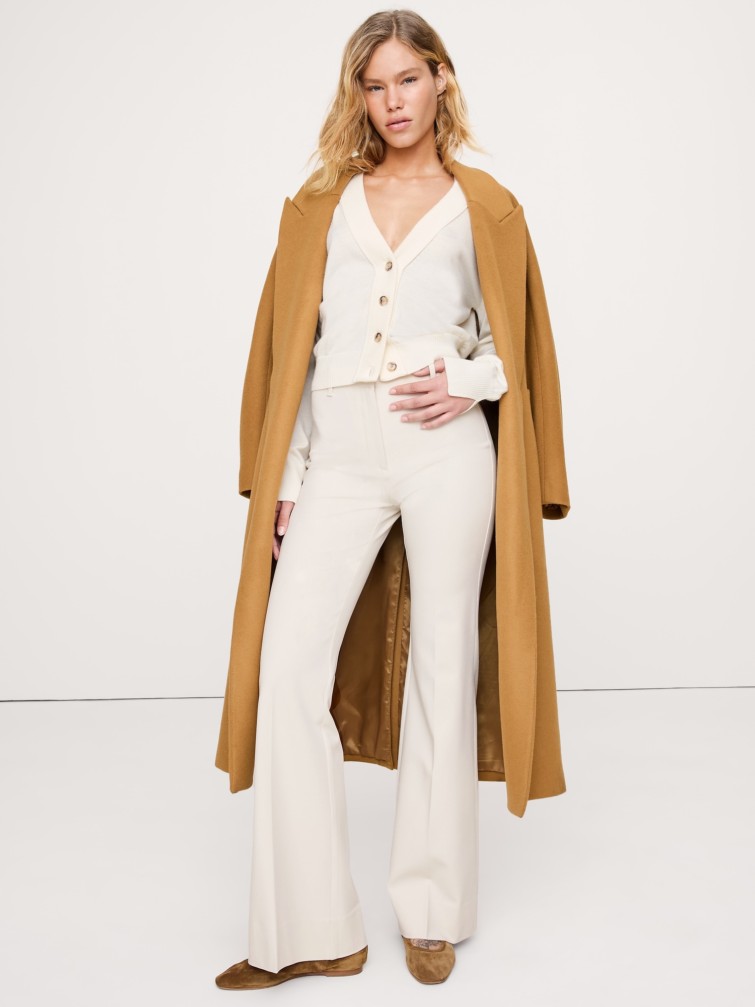 High-Rise Modern Flare Refined Pant