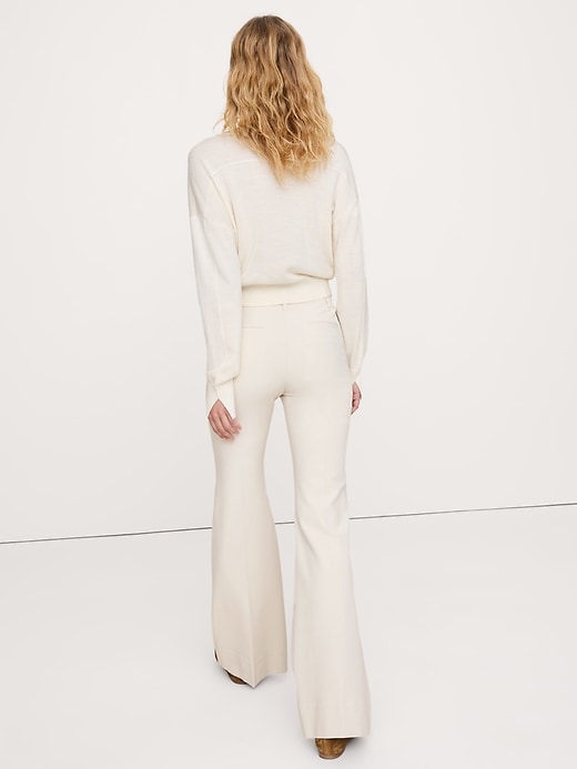 High-Rise Modern Flare Refined Pant