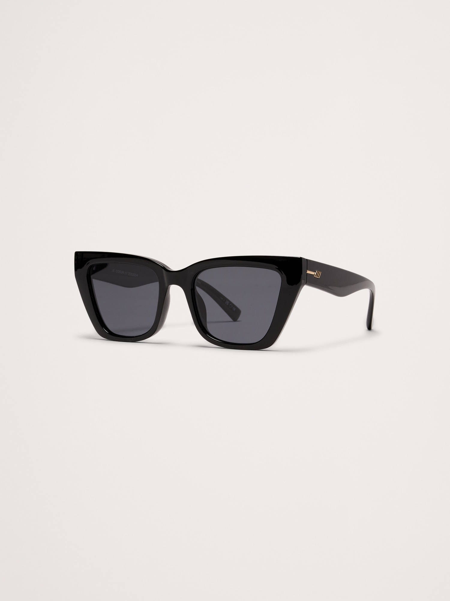 Le Coeur Sunglasses by Le Specs - Black
