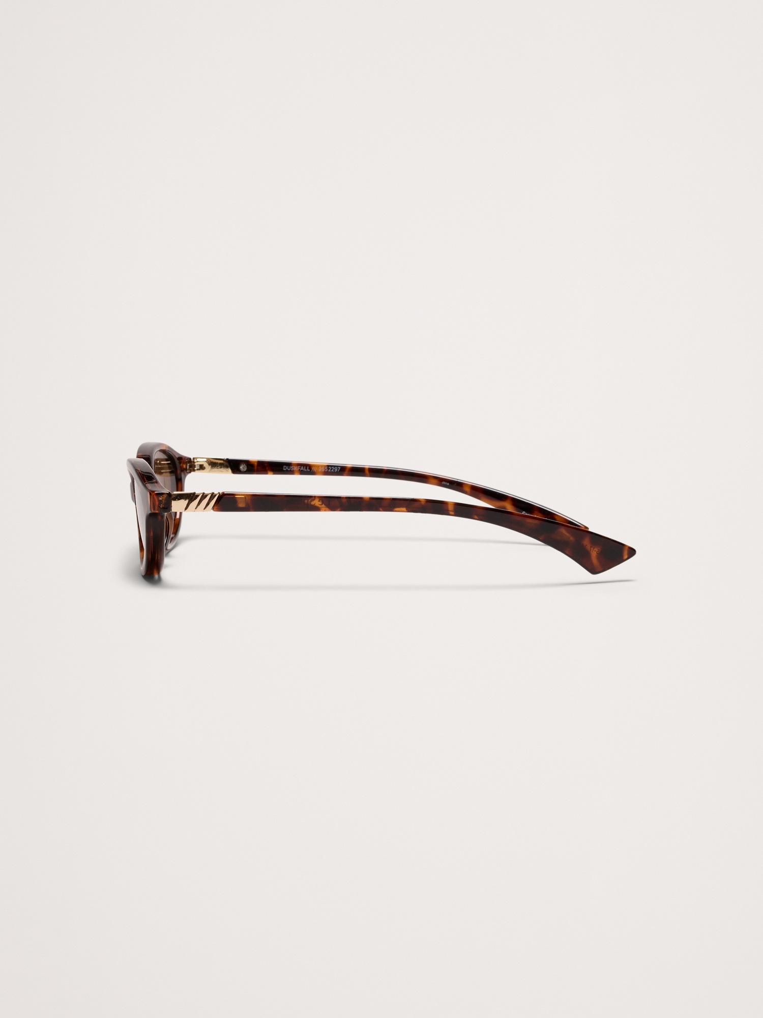 Женские солнцезащитные очки Le Specs Duskfall Sunglasses, цвет: Черепаховый — фото 3