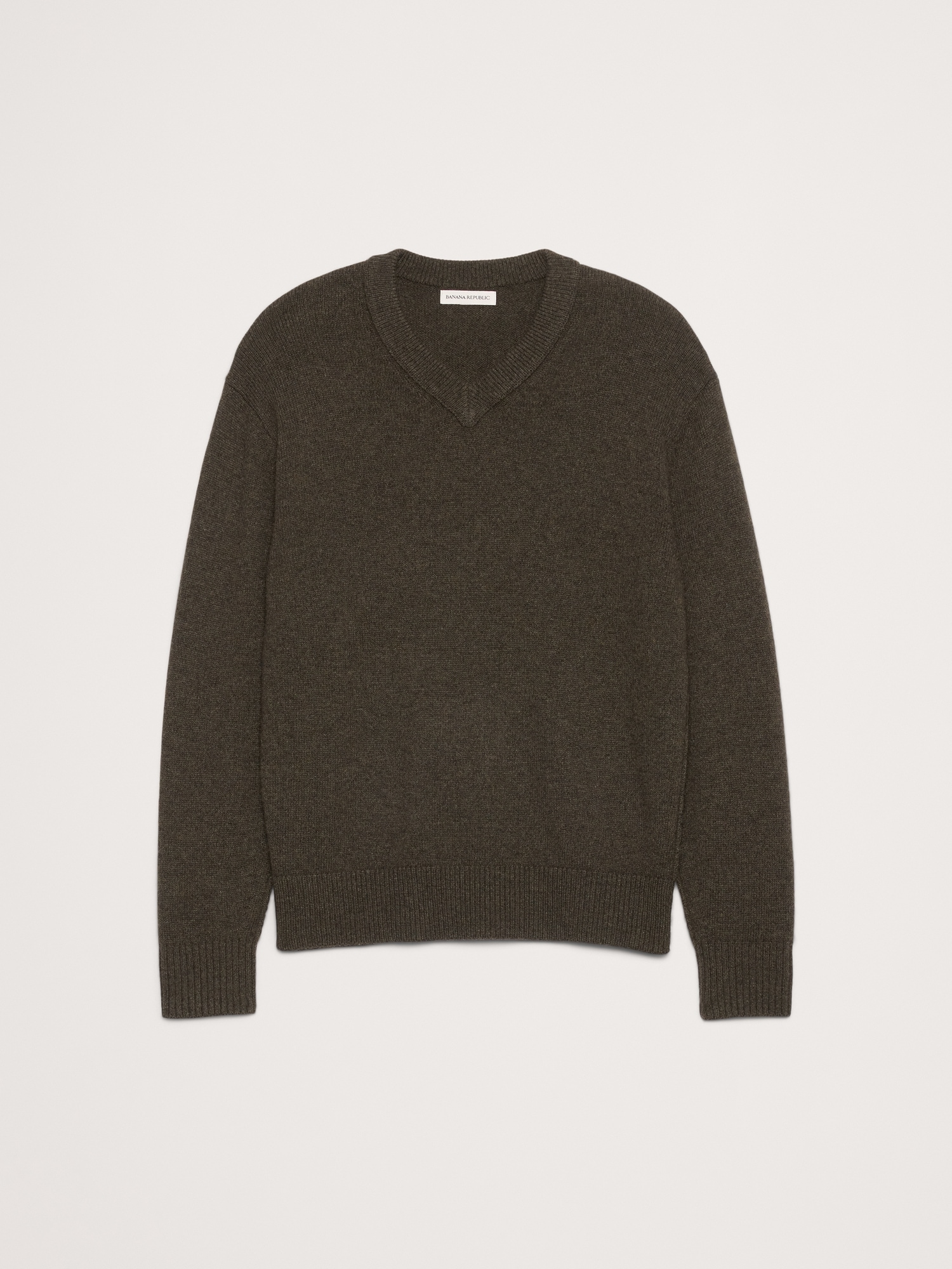 Image number 5 showing, Italian Merino-Blend V-Neck Sweater